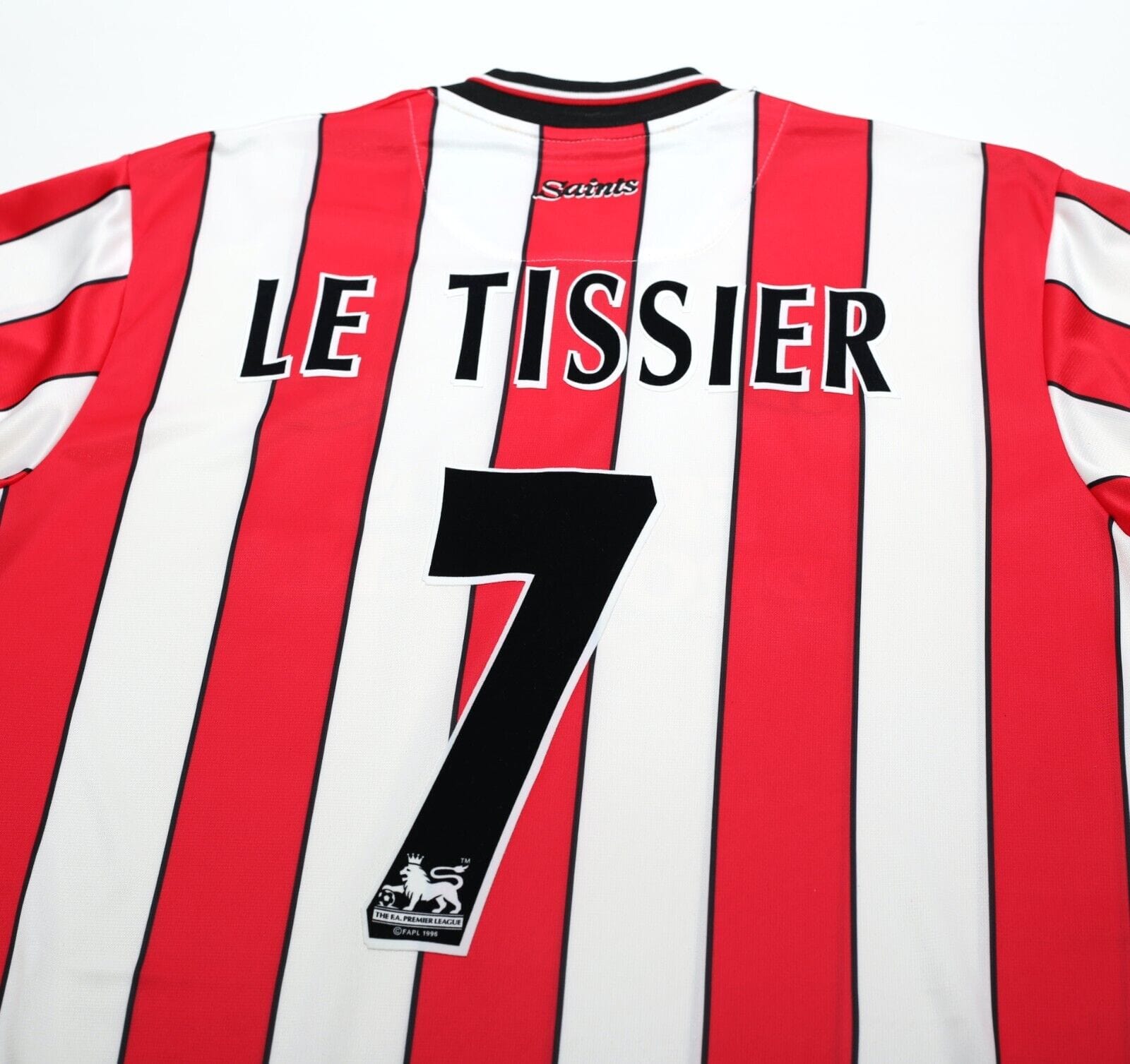 2001/02 LE TISSIER #7 Southampton Vintage SAINTS Home Football Shirt Jersey (L)