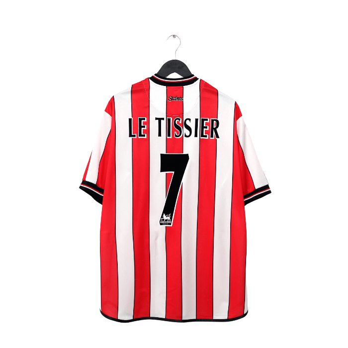 2001/02 LE TISSIER #7 Southampton Vintage Saints Home Football Shirt (XL)