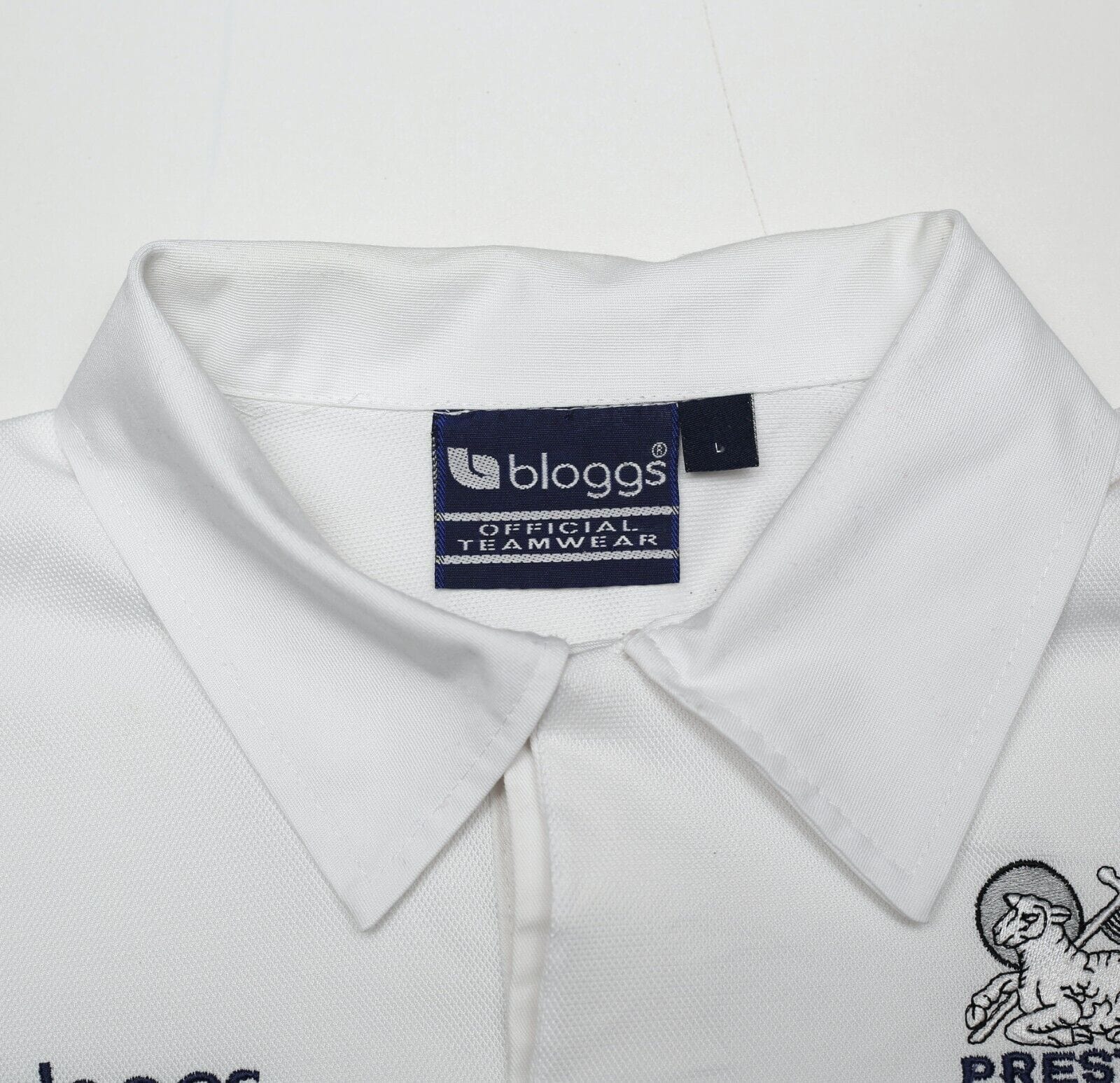 2001/02 PRESTON NORTH END Vintage Bloggs Home Football Shirt (L)