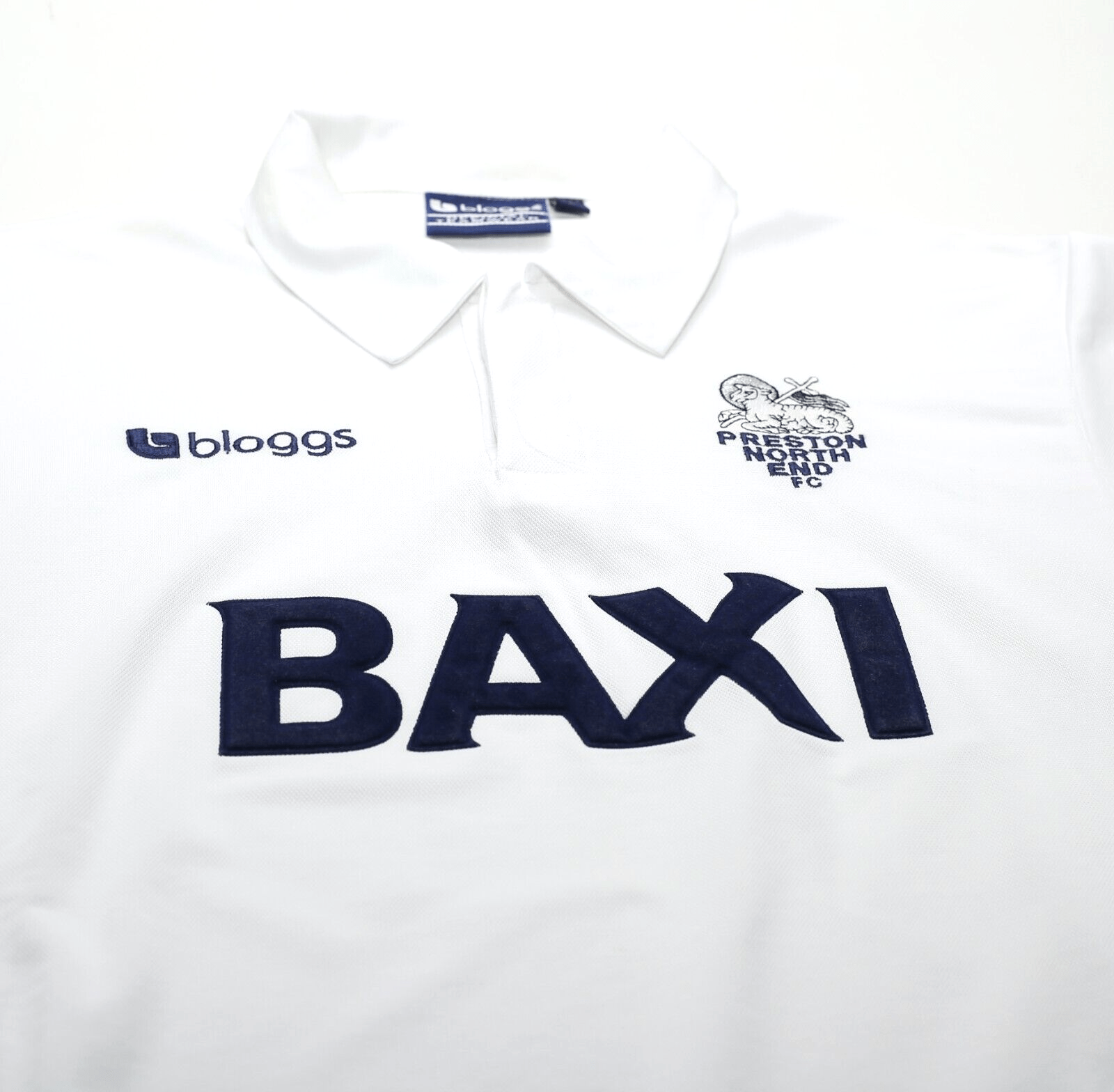 2001/02 PRESTON NORTH END Vintage Bloggs Home Football Shirt (M)