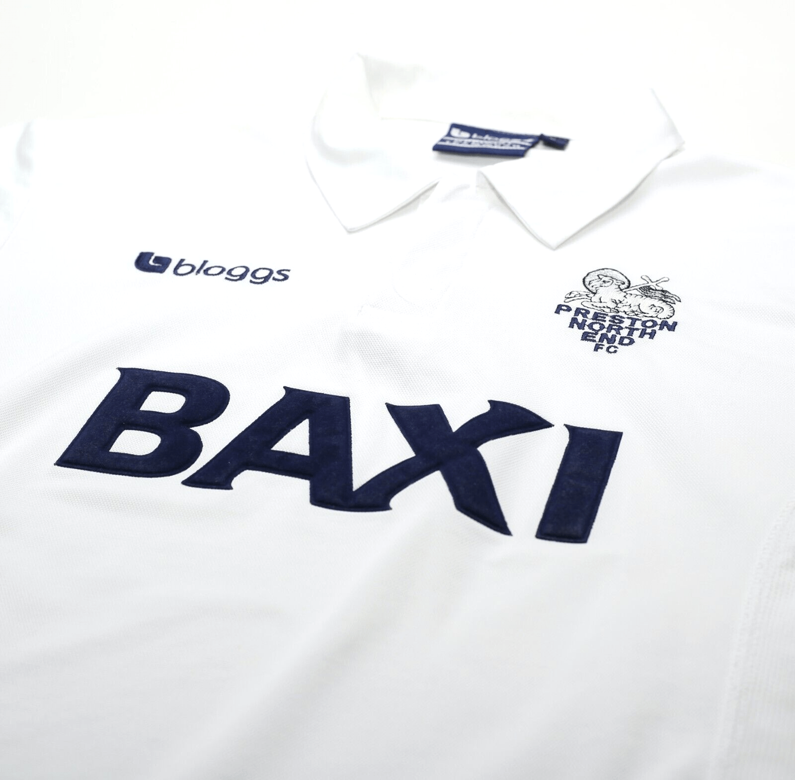 2001/02 PRESTON NORTH END Vintage Bloggs Home Football Shirt (M)