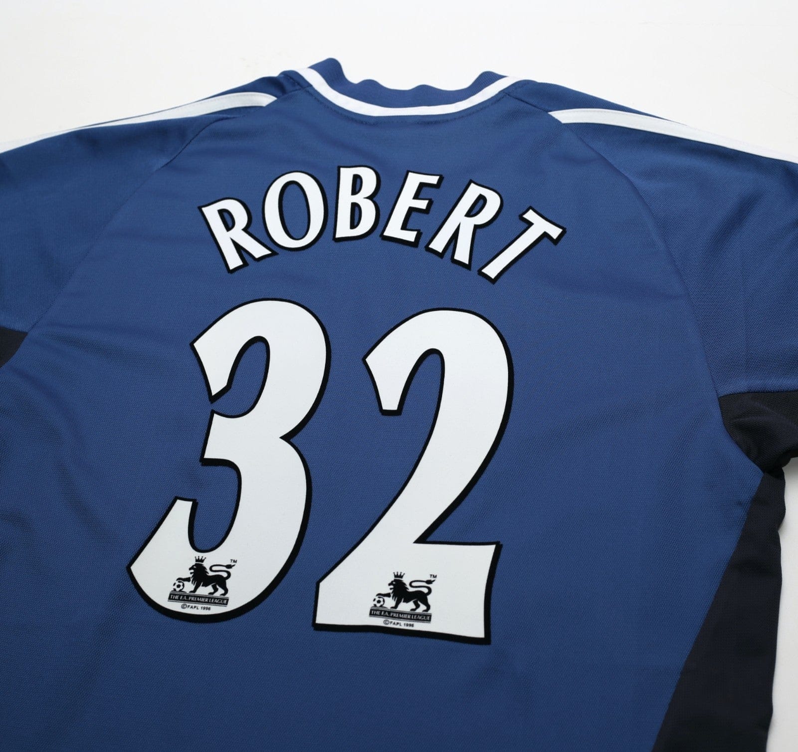 2001/02 ROBERT #32 Newcastle United Vintage adidas Away Football Shirt (L)