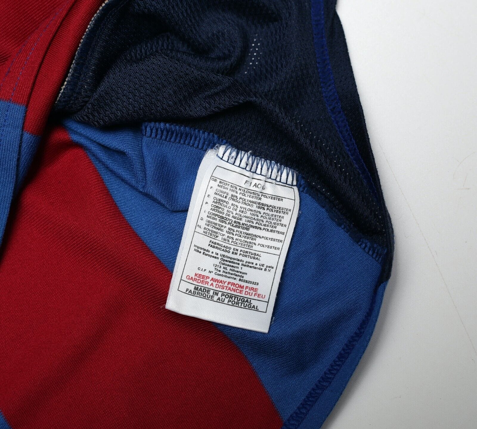 2001/02 SAVIOLA #7 Barcelona Vintage Nike Home Football Shirt (S)