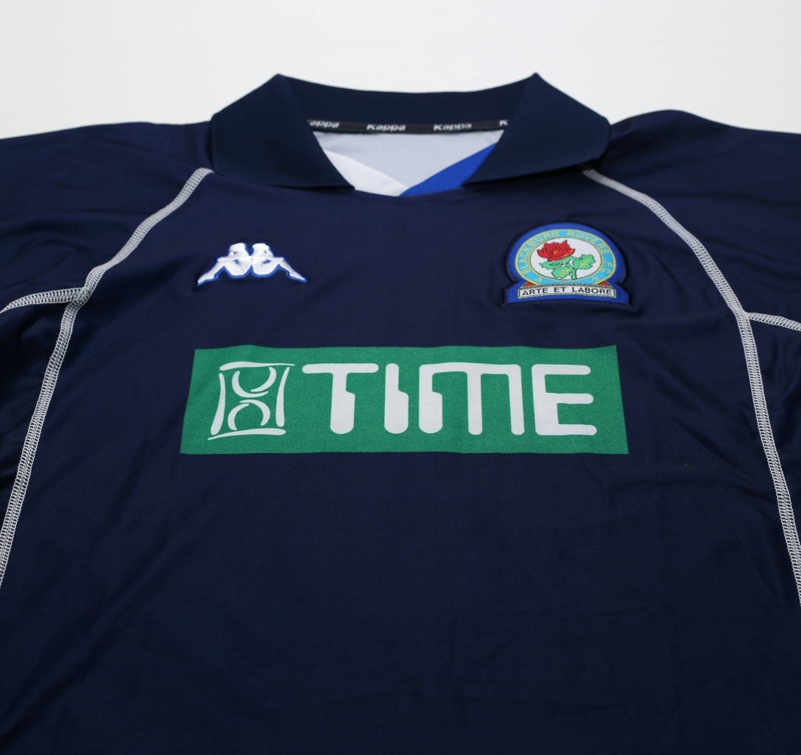 2001/02 TUGAY #3 Blackburn Rovers Vintage Kappa Away Football Shirt (M)