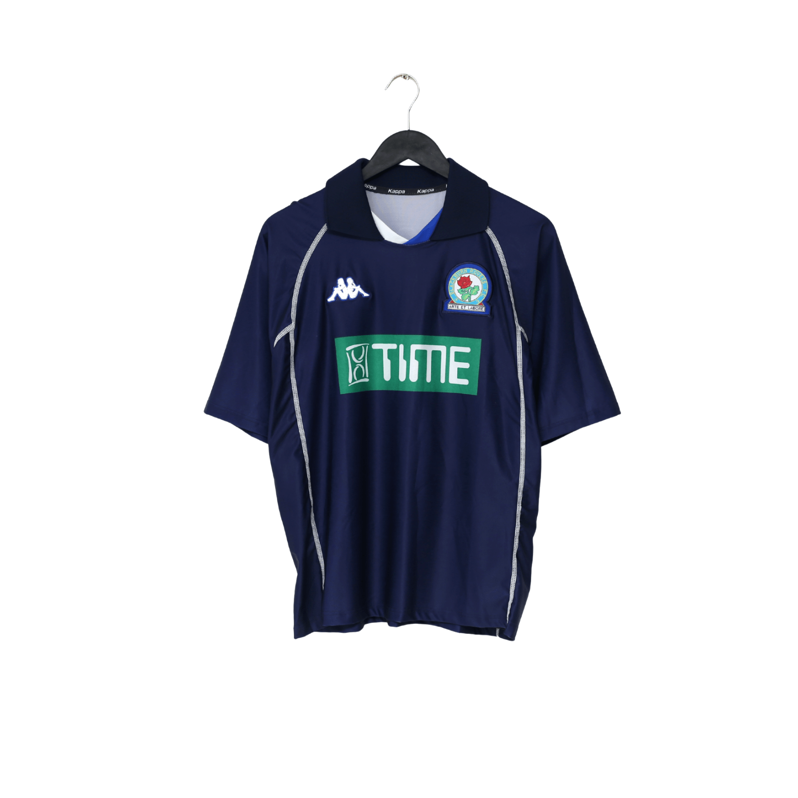 2001/02 TUGAY #3 Blackburn Rovers Vintage Kappa Away Football Shirt (M)