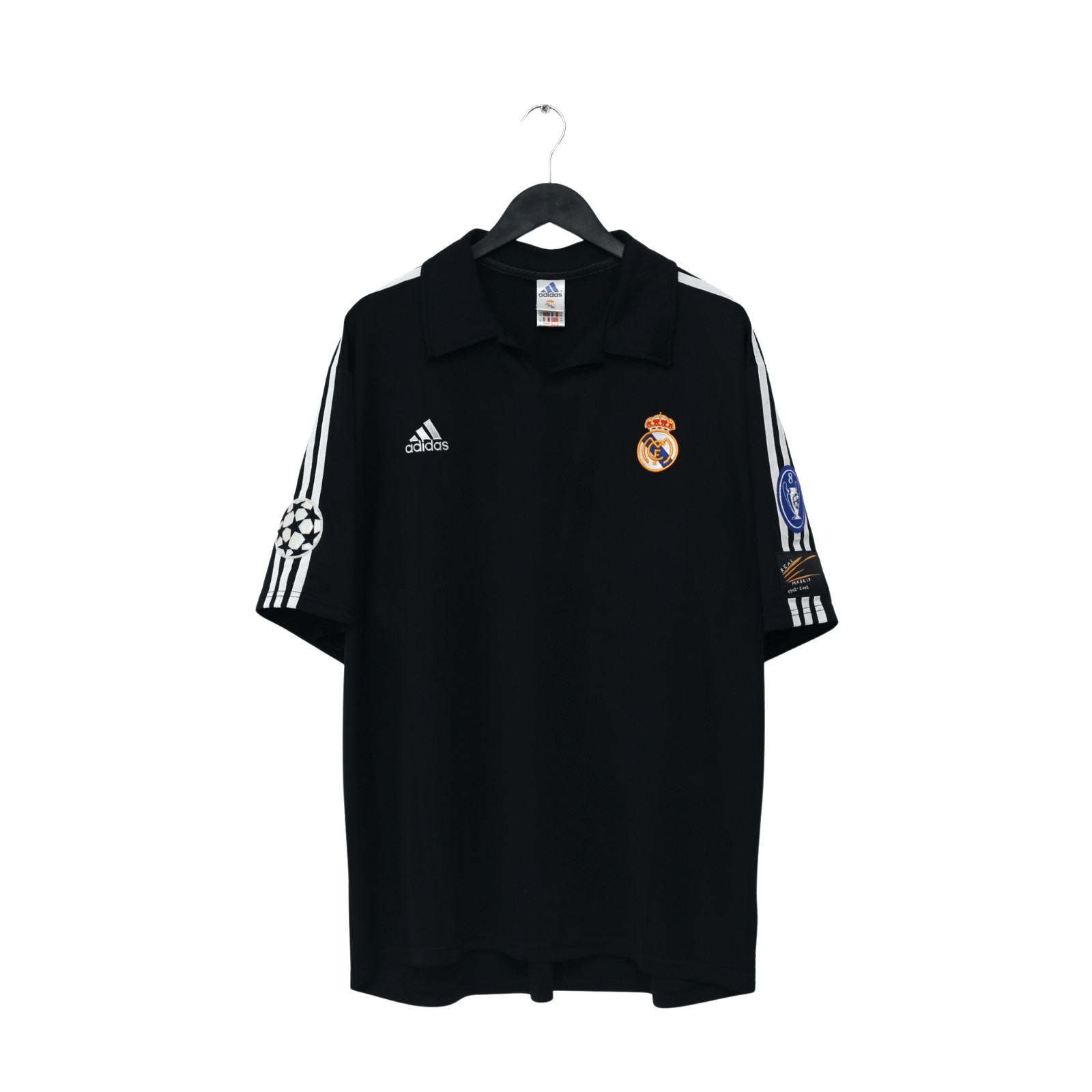 2001/02 Zidane #5 Real Madrid Vintage adidas Centenary Away Football Shirt (XXL)