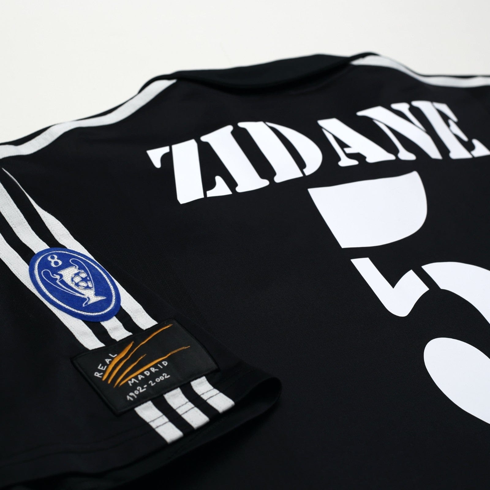 2001/02 Zidane #5 Real Madrid Vintage adidas Centenary Away Football Shirt (XXL)