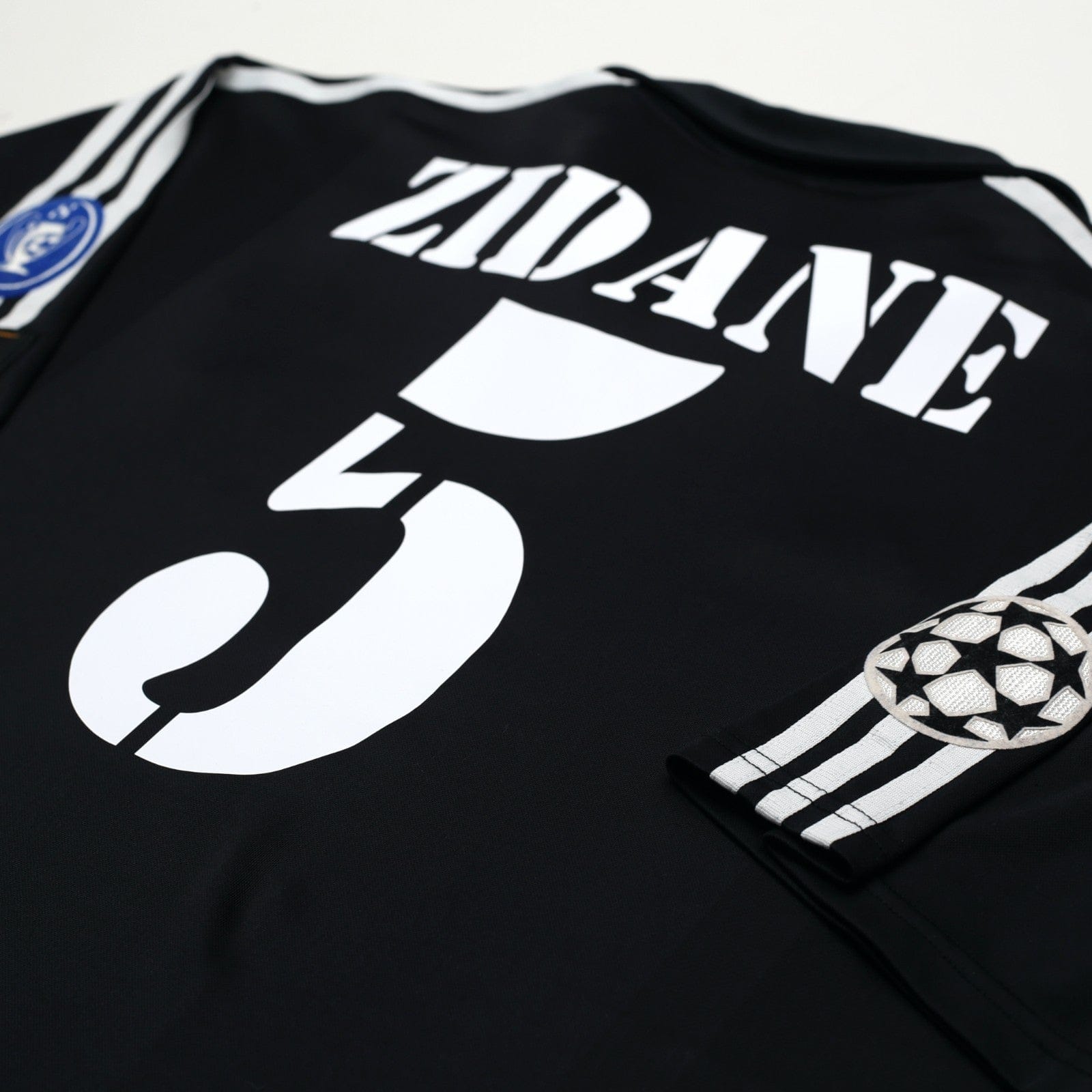 2001/02 Zidane #5 Real Madrid Vintage adidas Centenary Away Football Shirt (XXL)