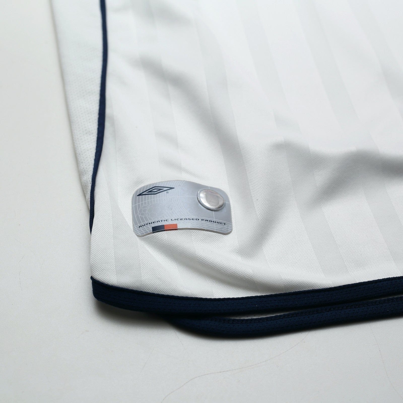 2001/03 Beckham #7 England Vintage Umbro Home Greece Football Shirt (M)