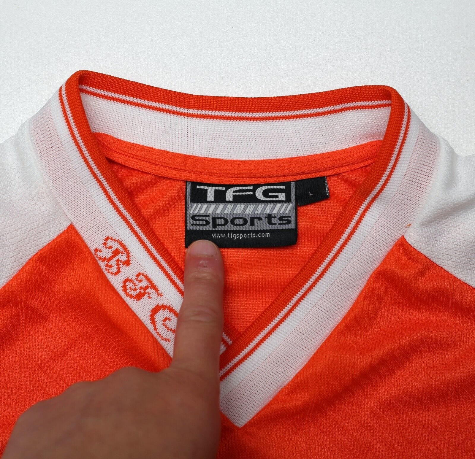 2001/03 BLACKPOOL Vintage TFG Home Football Shirt (L/XL)
