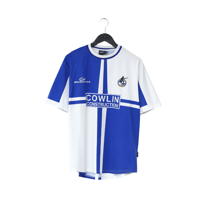 2001/03 BRISTOL ROVERS Vintage Strikeforce Home Football Shirt (L)