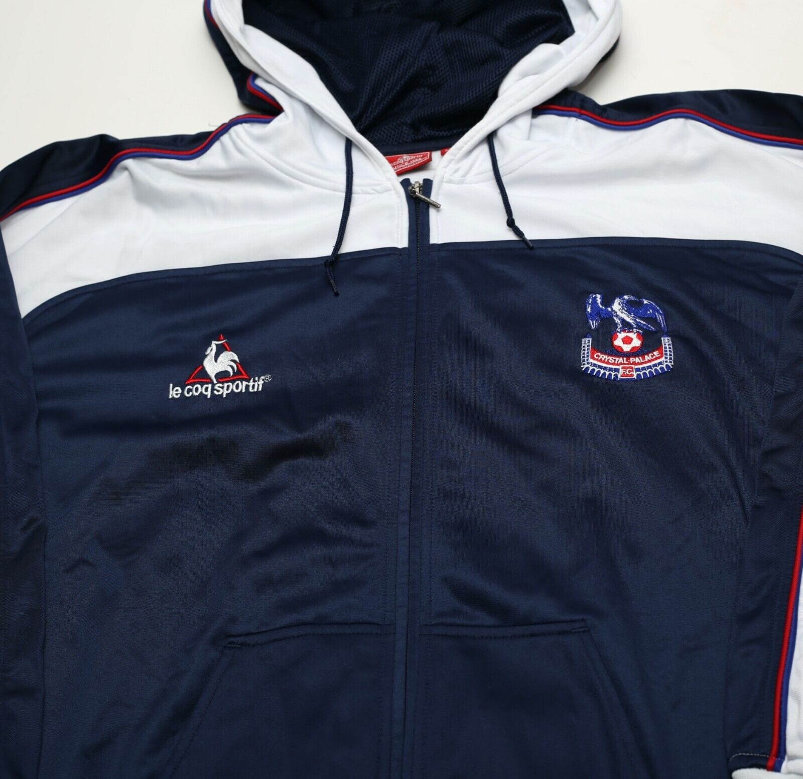 2001/03 CRYSTAL PALACE Vintage le coq sportif Football Track Top Hoodie (XL)