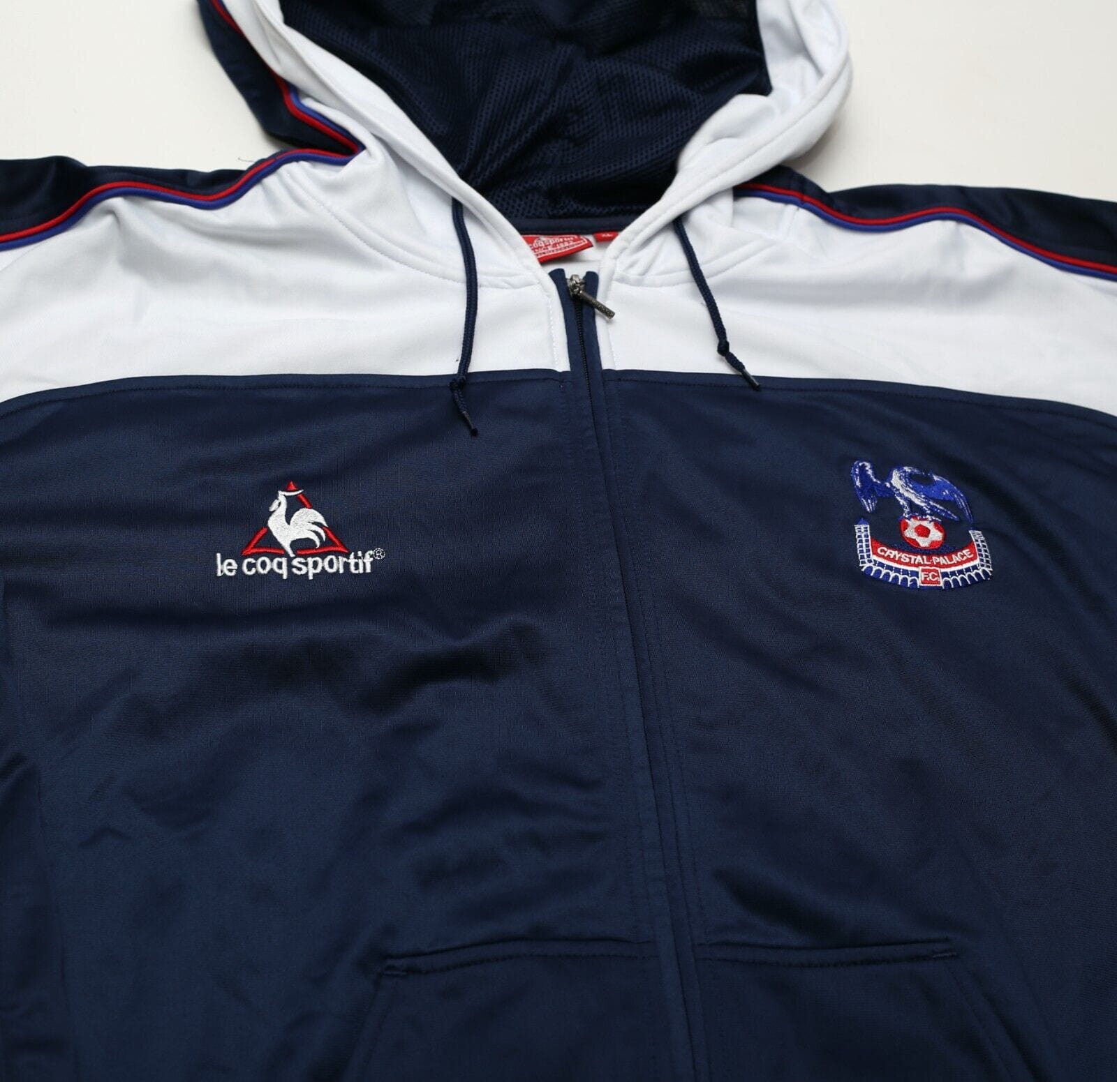2001/03 CRYSTAL PALACE Vintage le coq sportif Football Track Top Hoodie (XL)