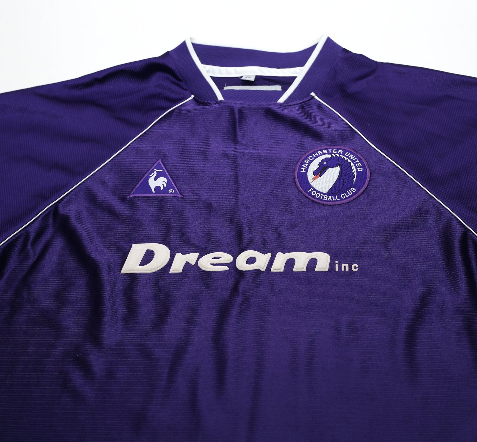 2001/03 FLETCHER #11 Harchester United Vintage LCS Home Football Shirt (M)