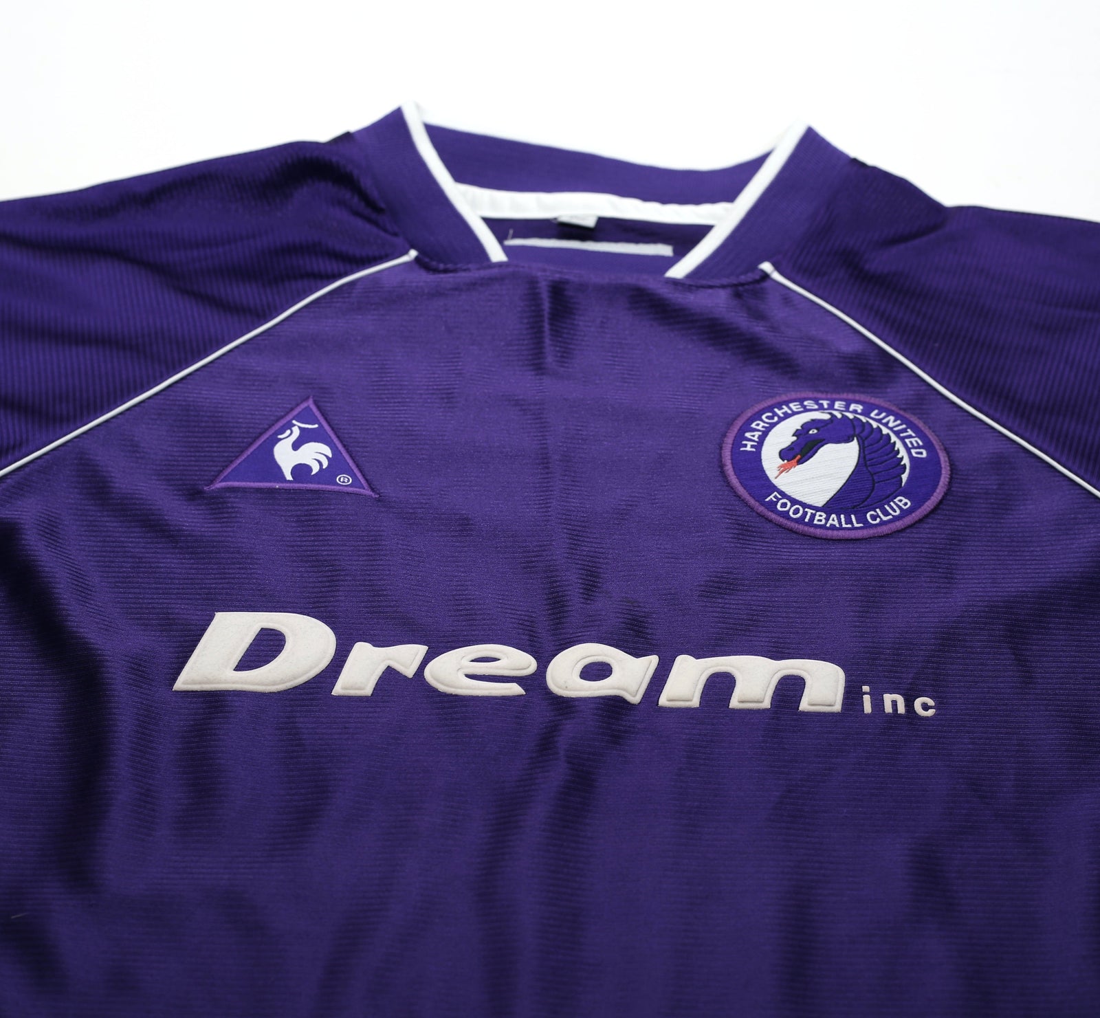 2001/03 FLETCHER #11 Harchester United Vintage LCS Home Football Shirt (M)