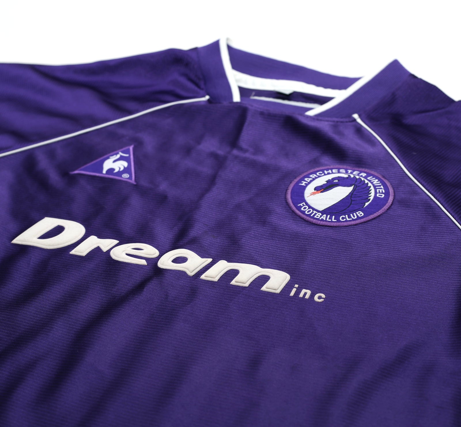 2001/03 FLETCHER #11 Harchester United Vintage LCS Home Football Shirt (M)