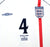 2001/03 GERRARD #4 England Vintage Umbro Home Greece Football Shirt (XL) WC 2002