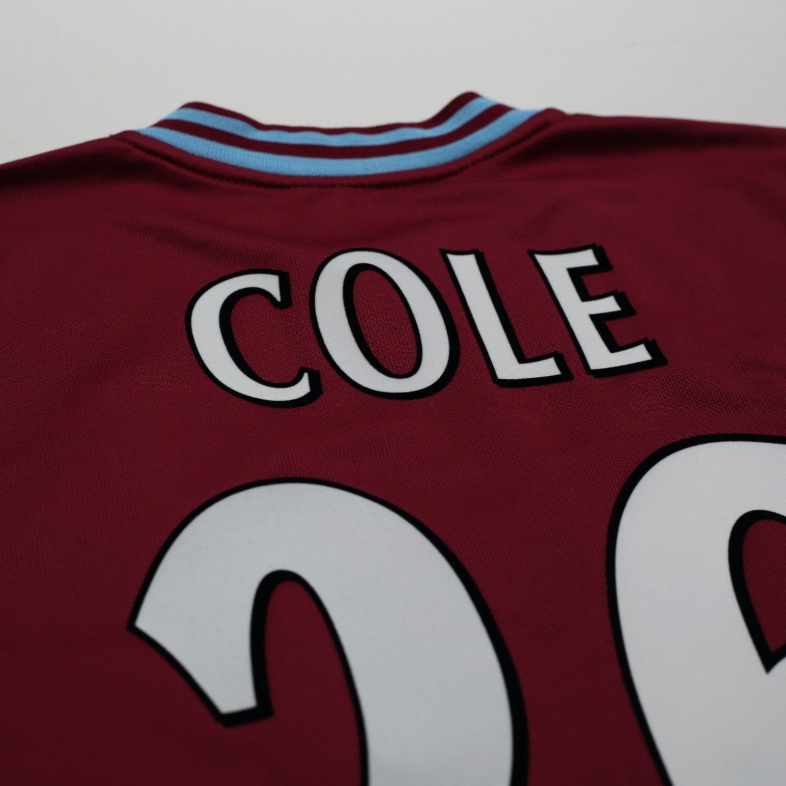 2001/03 Joe Cole #26 West Ham Vintage FILA Home Football Shirt (S)