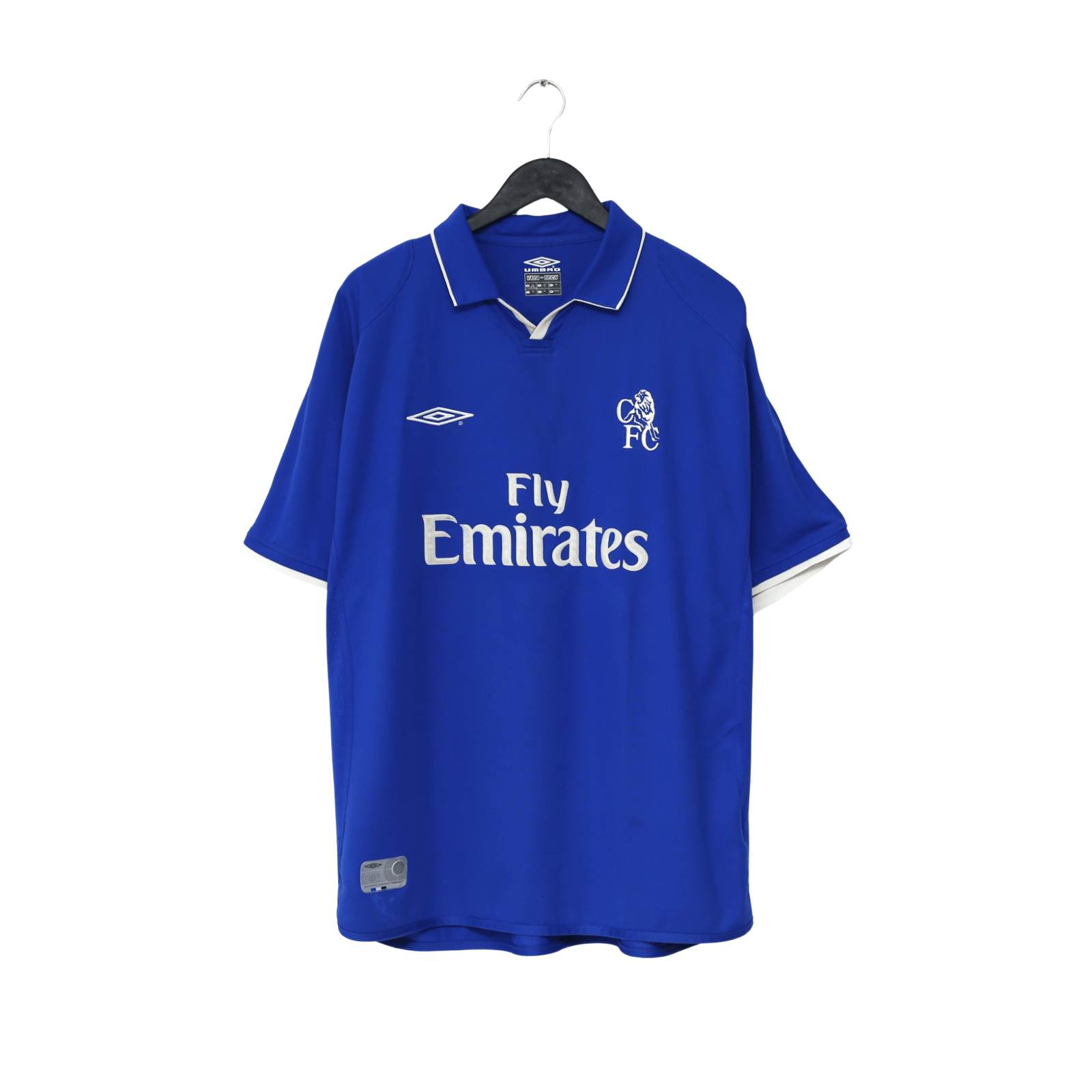 2001/03 Lampard #8 Chelsea Vintage Umbro Home Football Shirt (XL)