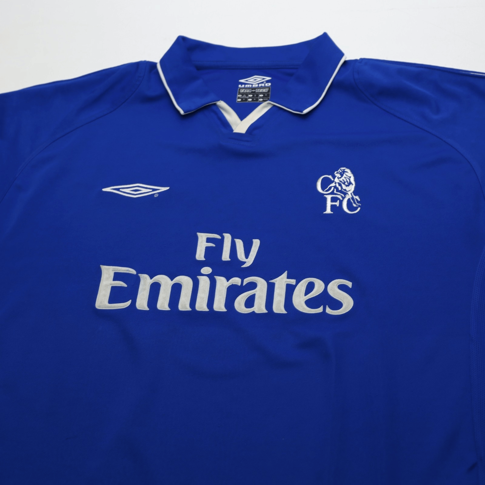 2001/03 Lampard #8 Chelsea Vintage Umbro Home Football Shirt (XL)