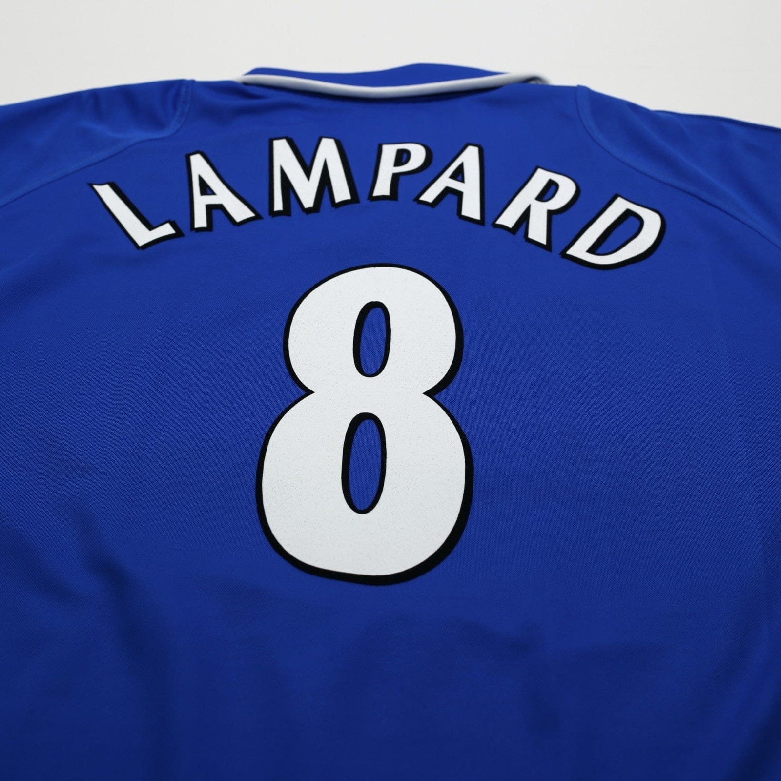 2001/03 Lampard #8 Chelsea Vintage Umbro Home Football Shirt (XL)