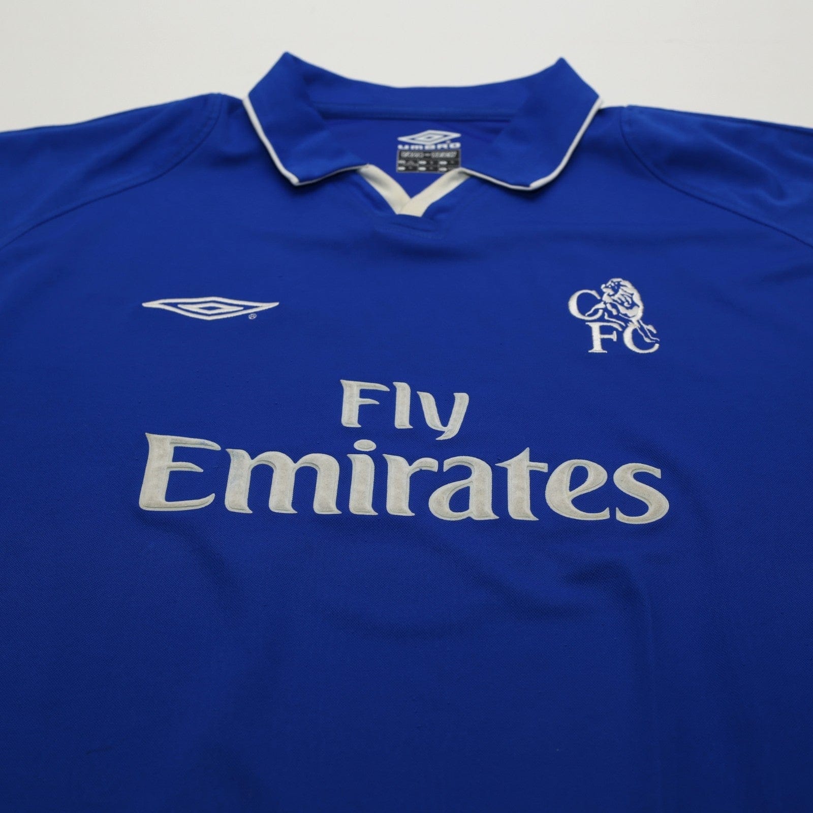 2001/03 Lampard #8 Chelsea Vintage Umbro Home Football Shirt (XL)