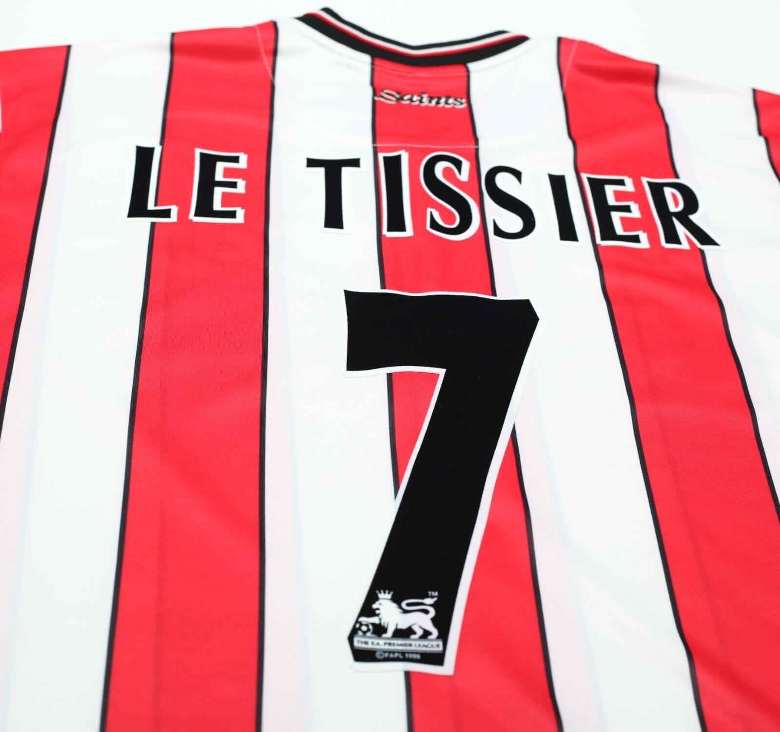 2001/03 LE TISSIER #7 Southampton Vintage Saints Home Football Shirt Jersey (L)