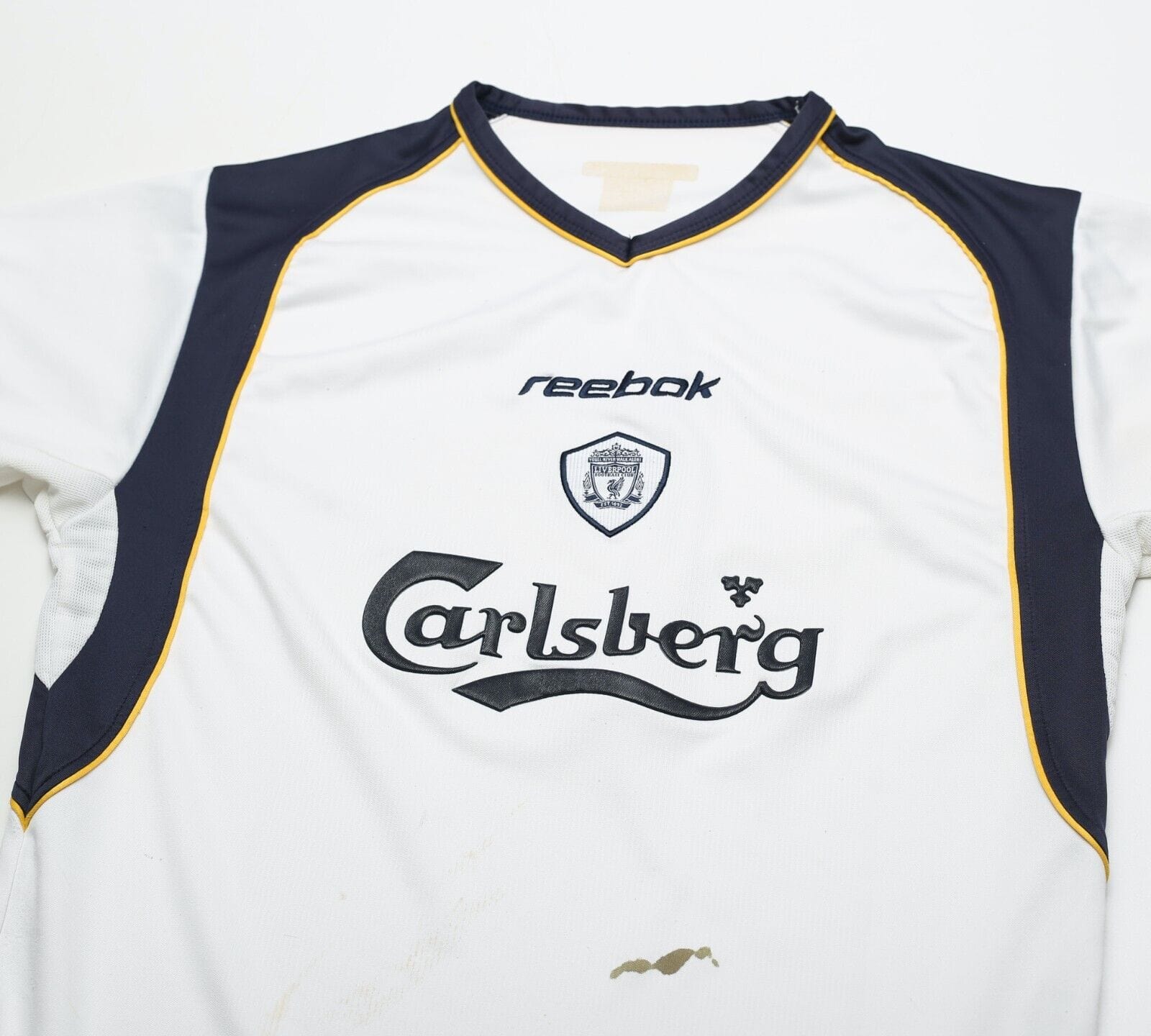 2001/03 LIVERPOOL Vintage Reebok Away Football Shirt (M)
