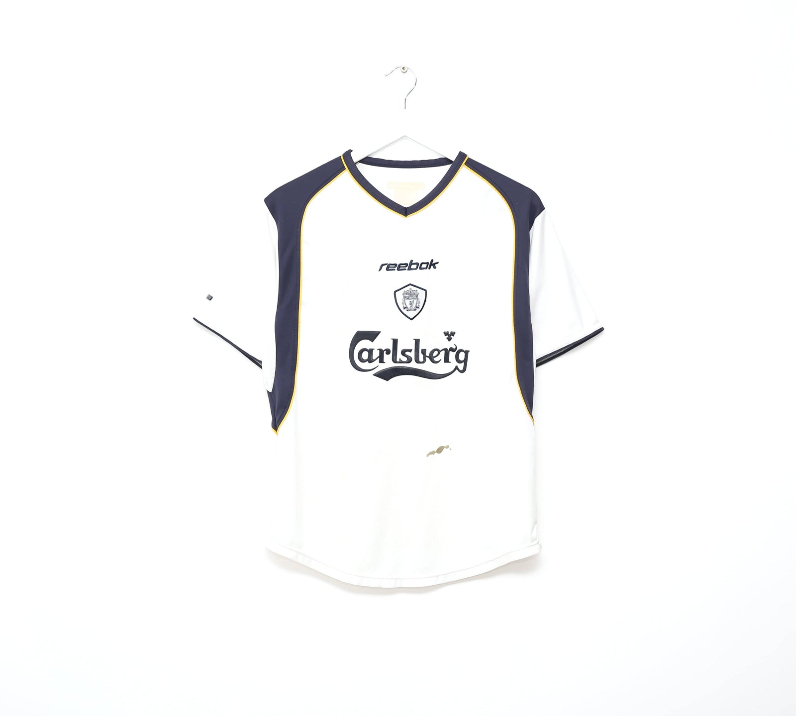 2001/03 LIVERPOOL Vintage Reebok Away Football Shirt (M)