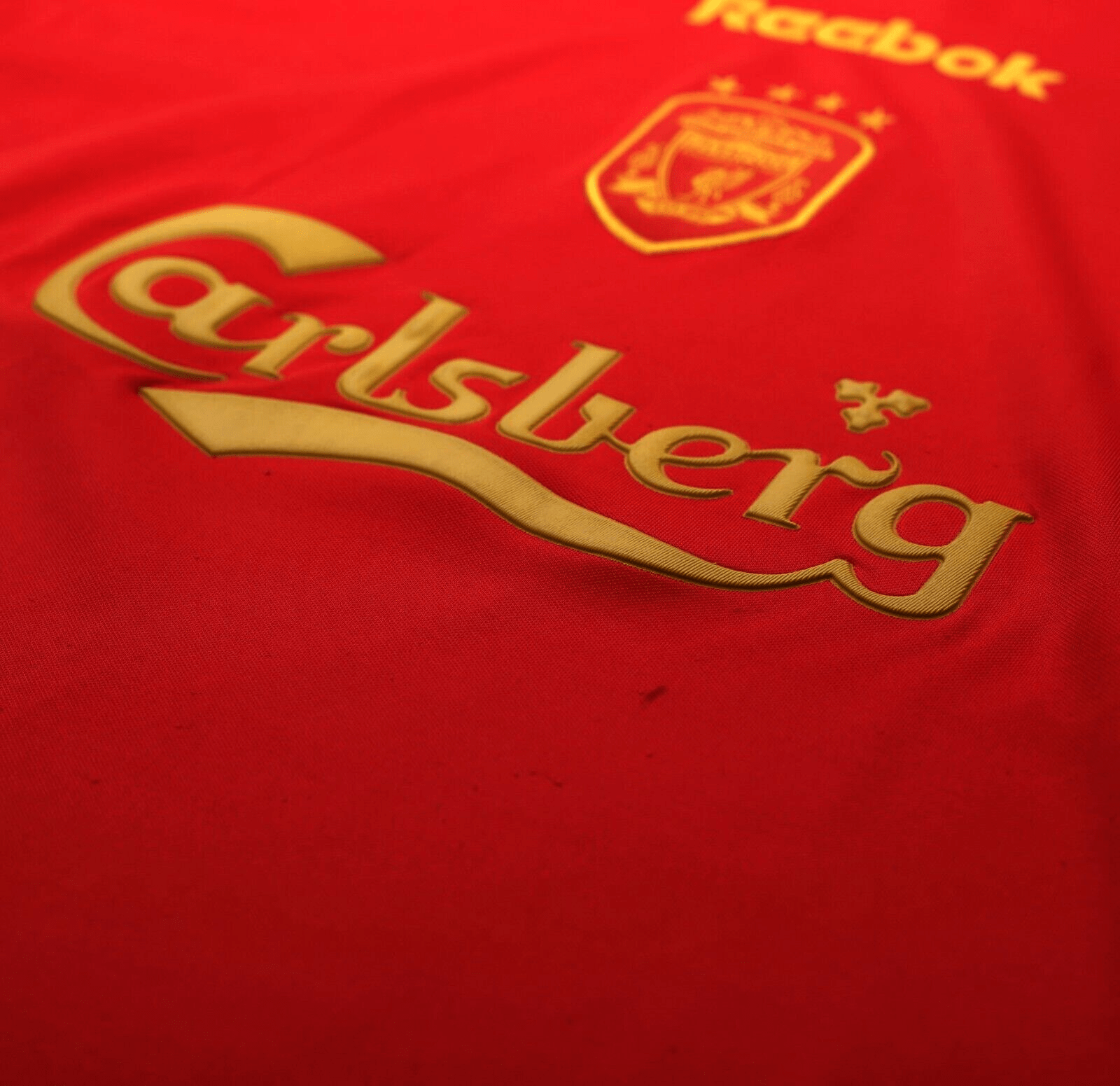 2001/03 LIVERPOOL Vintage Reebok UCL Home Football Shirt Jersey (M)