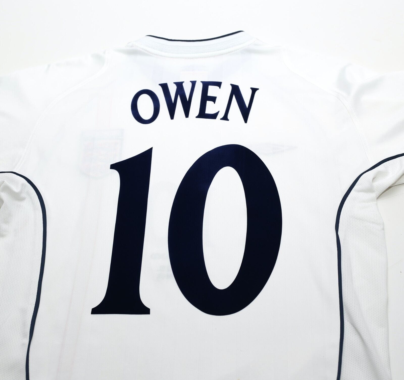 2001/03 OWEN #10 England Vintage Umbro Home Football Shirt (S) WC 2002 BRAZIL