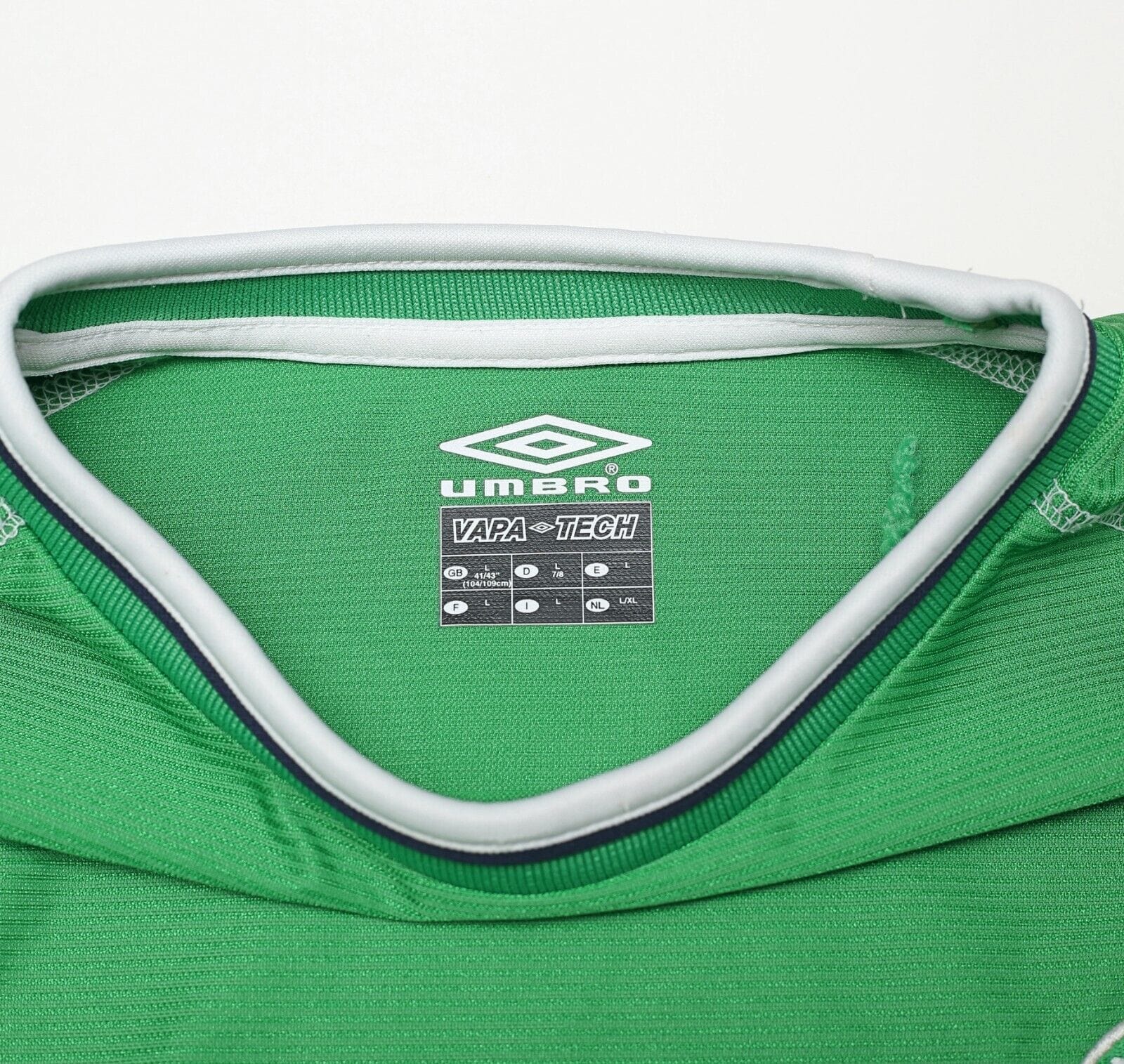 2001/03 R. KEANE #10 Ireland Vintage Umbro Home Football Shirt (L) World Cup 02