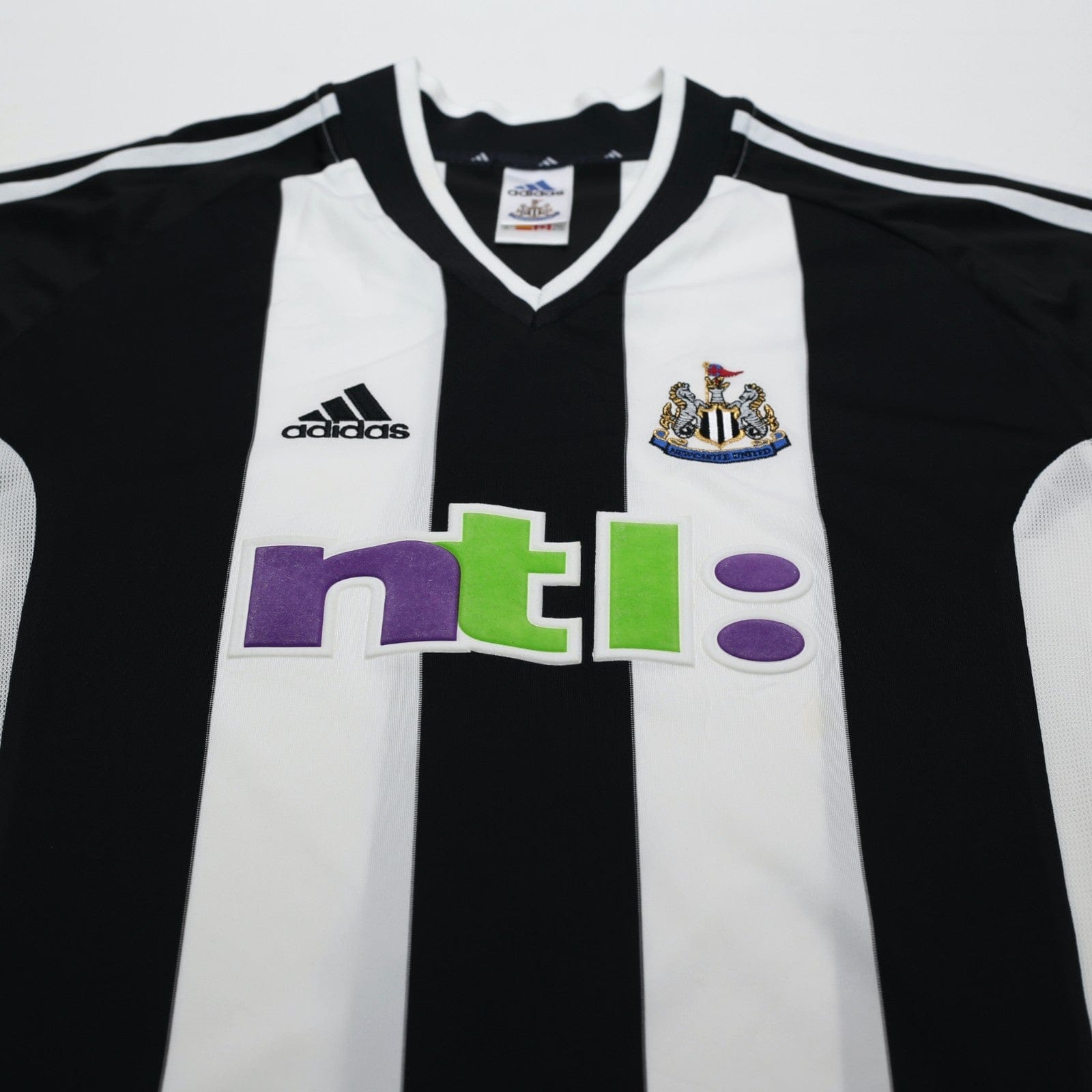 2001/03 Shearer #9 Newcastle United Vintage adidas Home Football Shirt (XL)