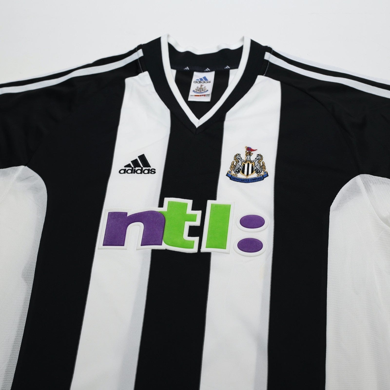 2001/03 Shearer #9 Newcastle United Vintage adidas Home Football Shirt (XL)