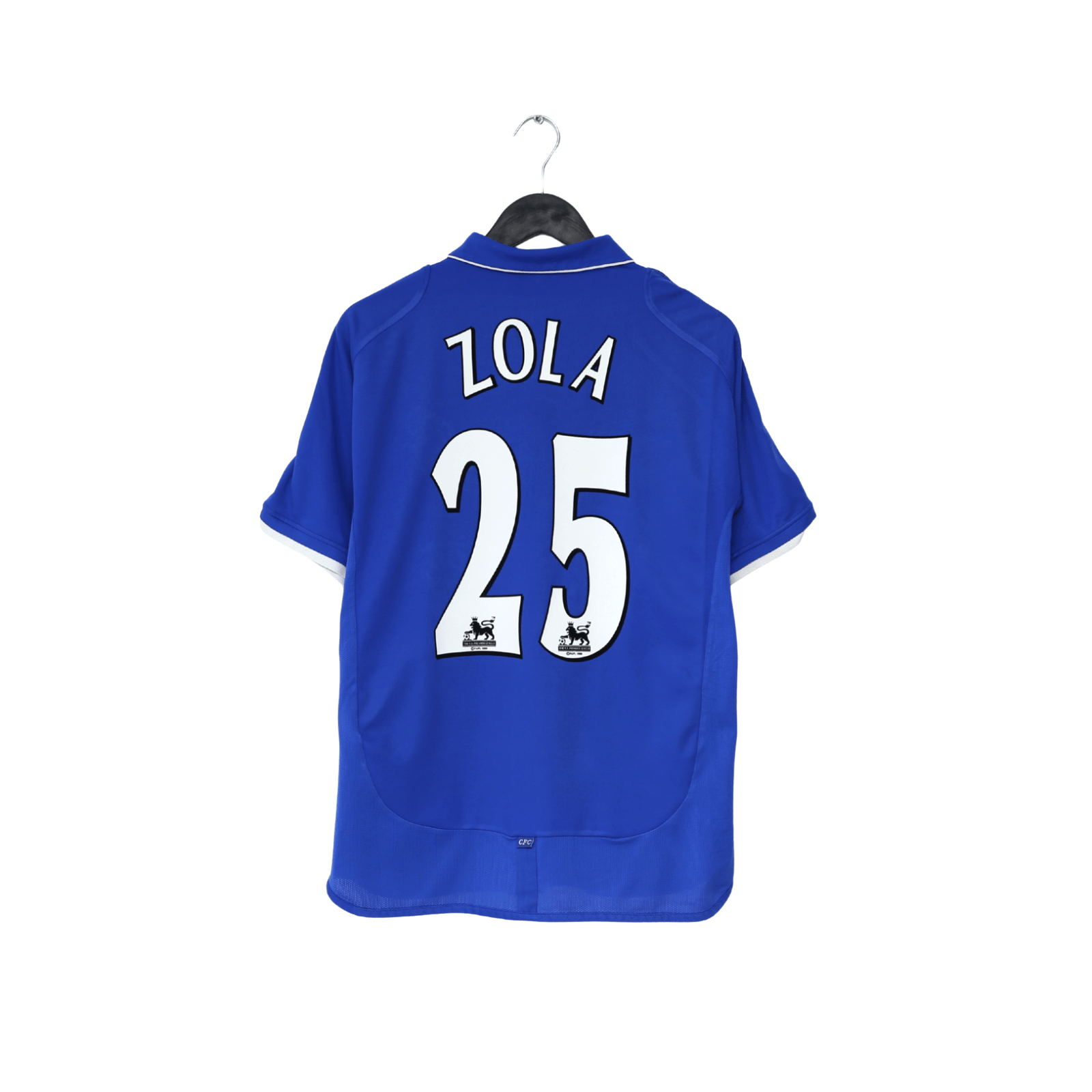 2001/03 ZOLA #25 Chelsea Vintage Umbro Home Football Shirt (M)