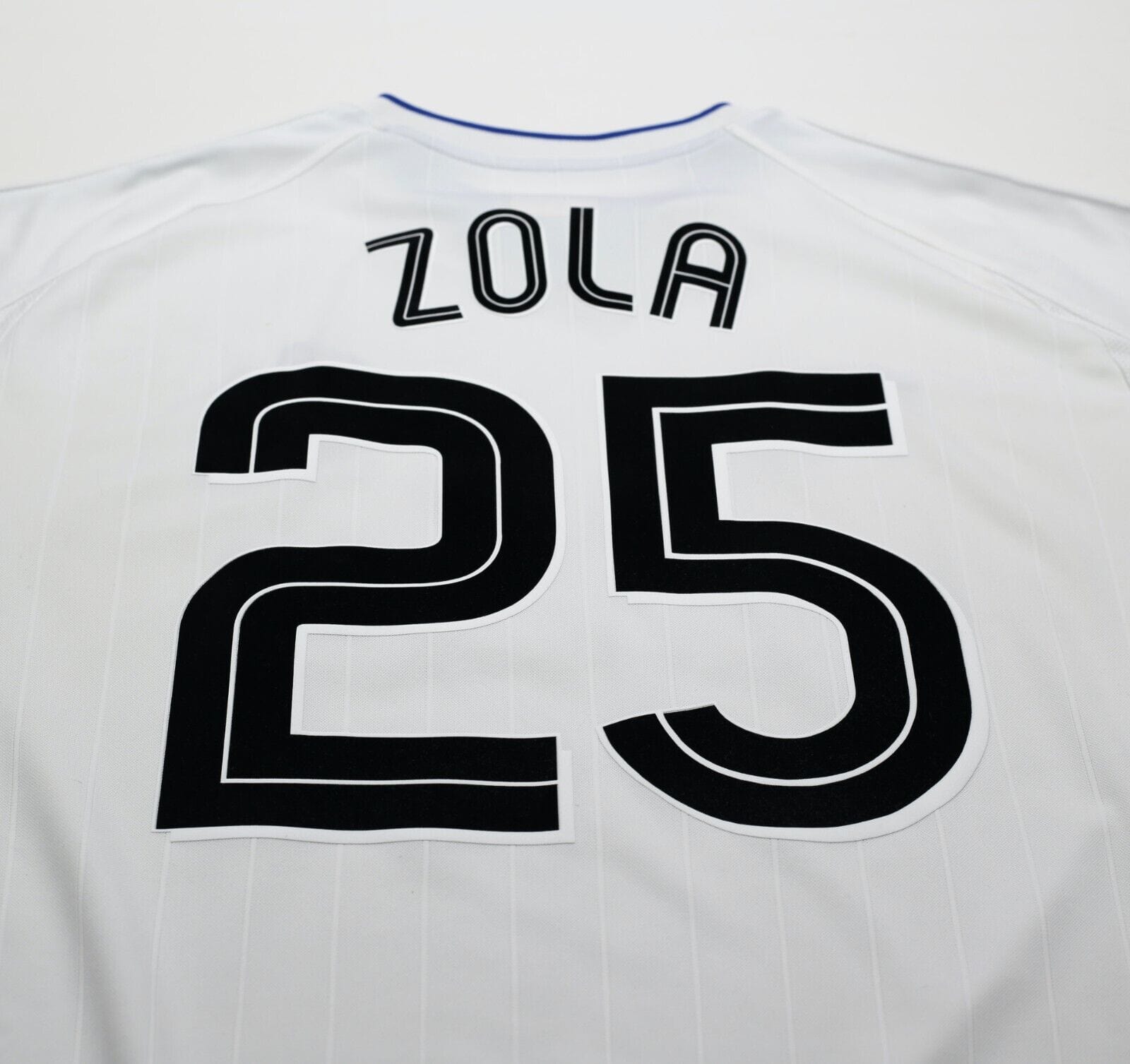 2001/03 ZOLA #25 Chelsea Vintage Umbro L/S UEFA CUP Away 3rd Football Shirt (XL)