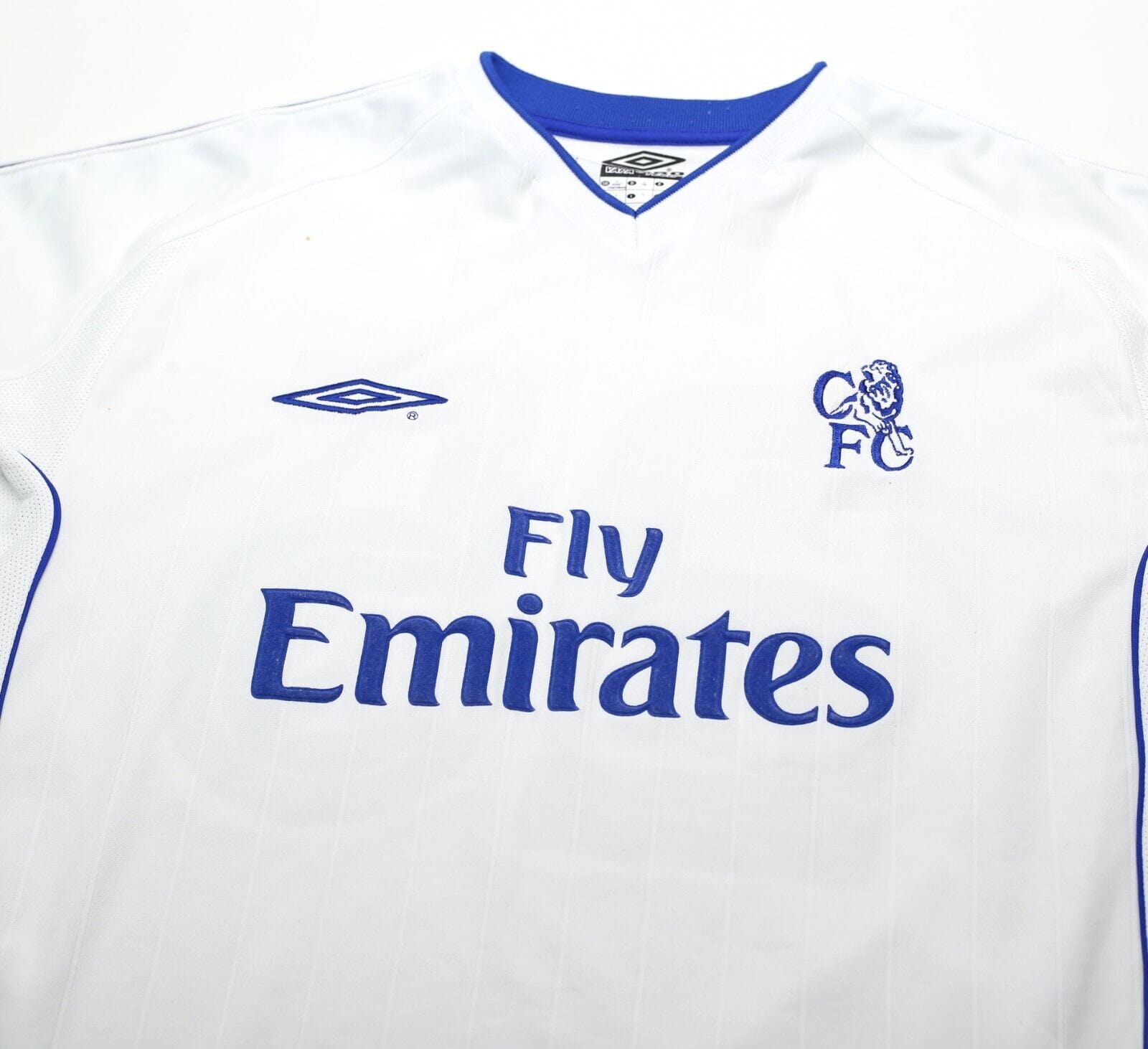 2001/03 ZOLA #25 Chelsea Vintage Umbro UEFA CUP Away 3rd Football Shirt (L)