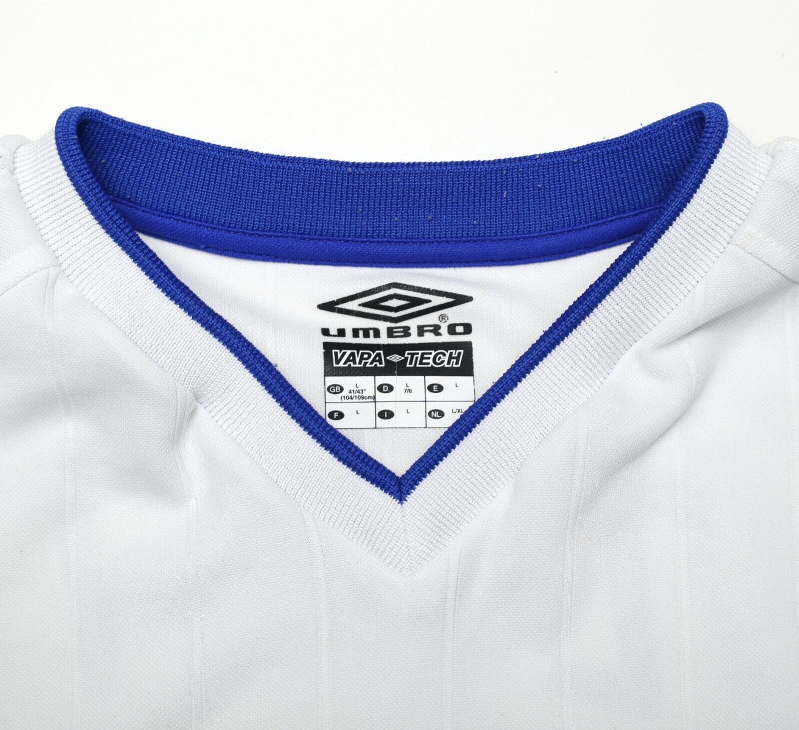 2001/03 ZOLA #25 Chelsea Vintage Umbro UEFA CUP Away 3rd Football Shirt (L)