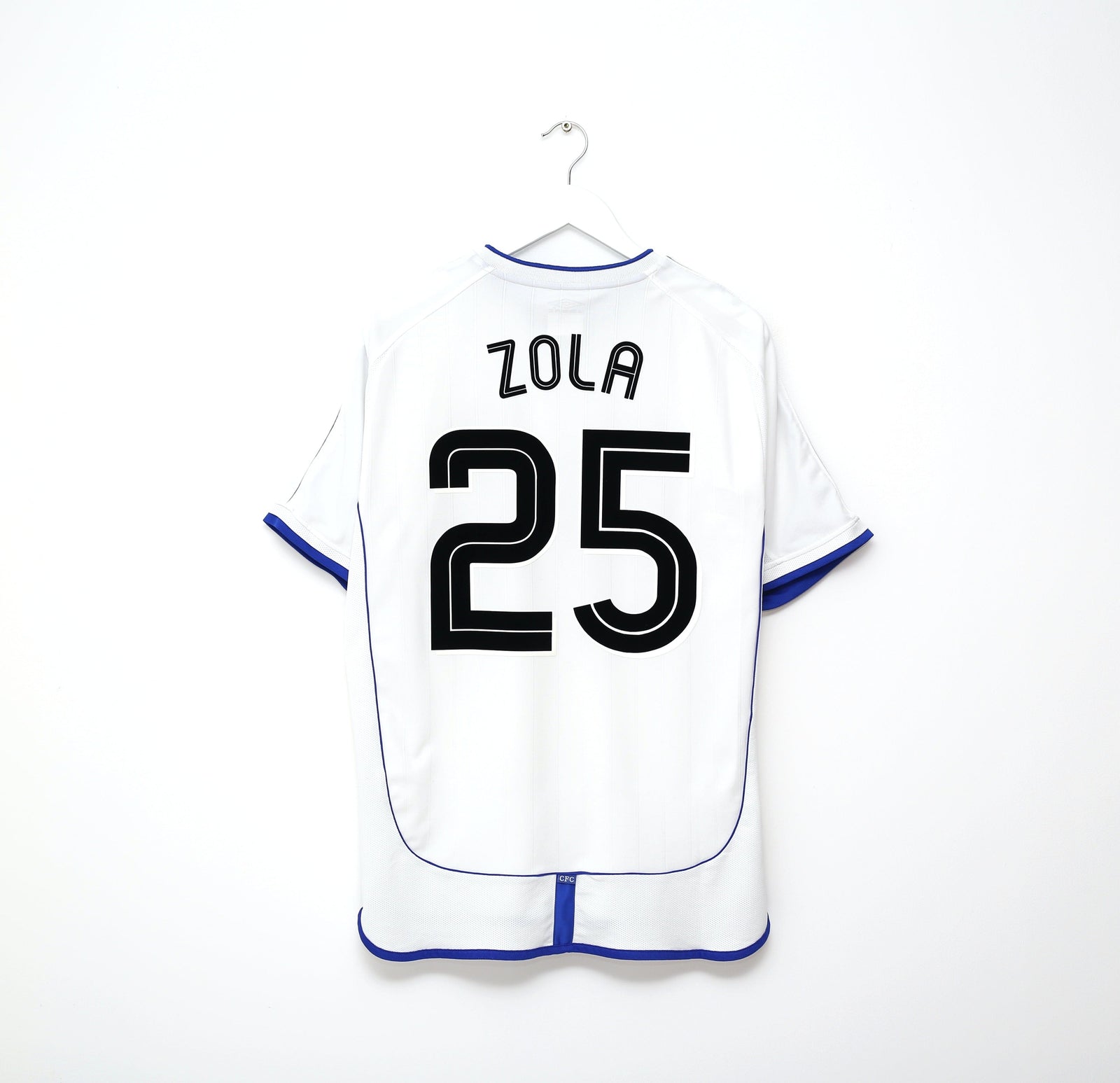 2001/03 ZOLA #25 Chelsea Vintage Umbro UEFA CUP Away 3rd Football Shirt (L)