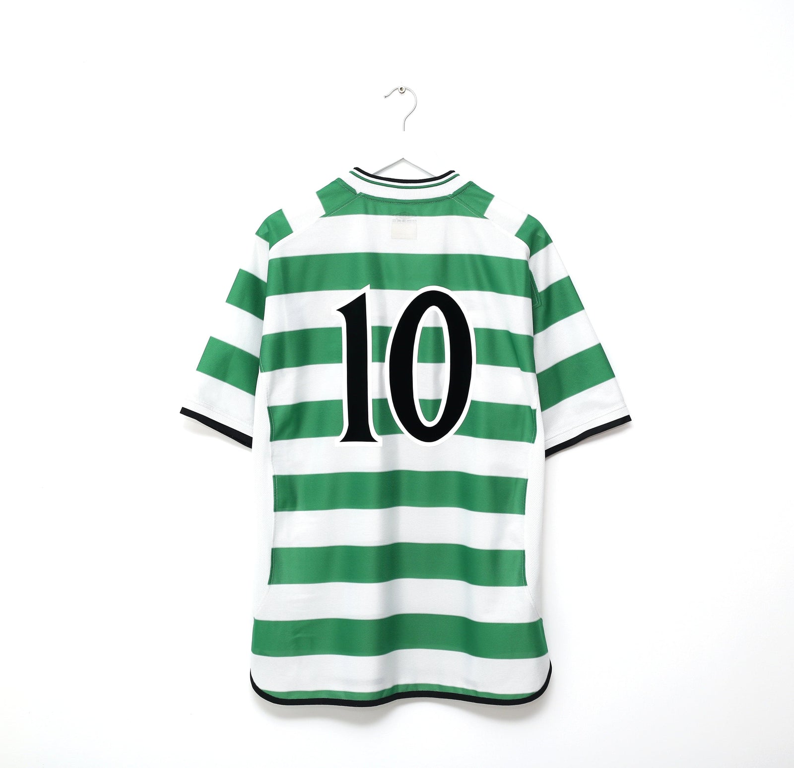 2001 MORAVCIK #10 Celtic Umbro Home Football Shirt (XL) TOM BOYD TESTIMONIAL
