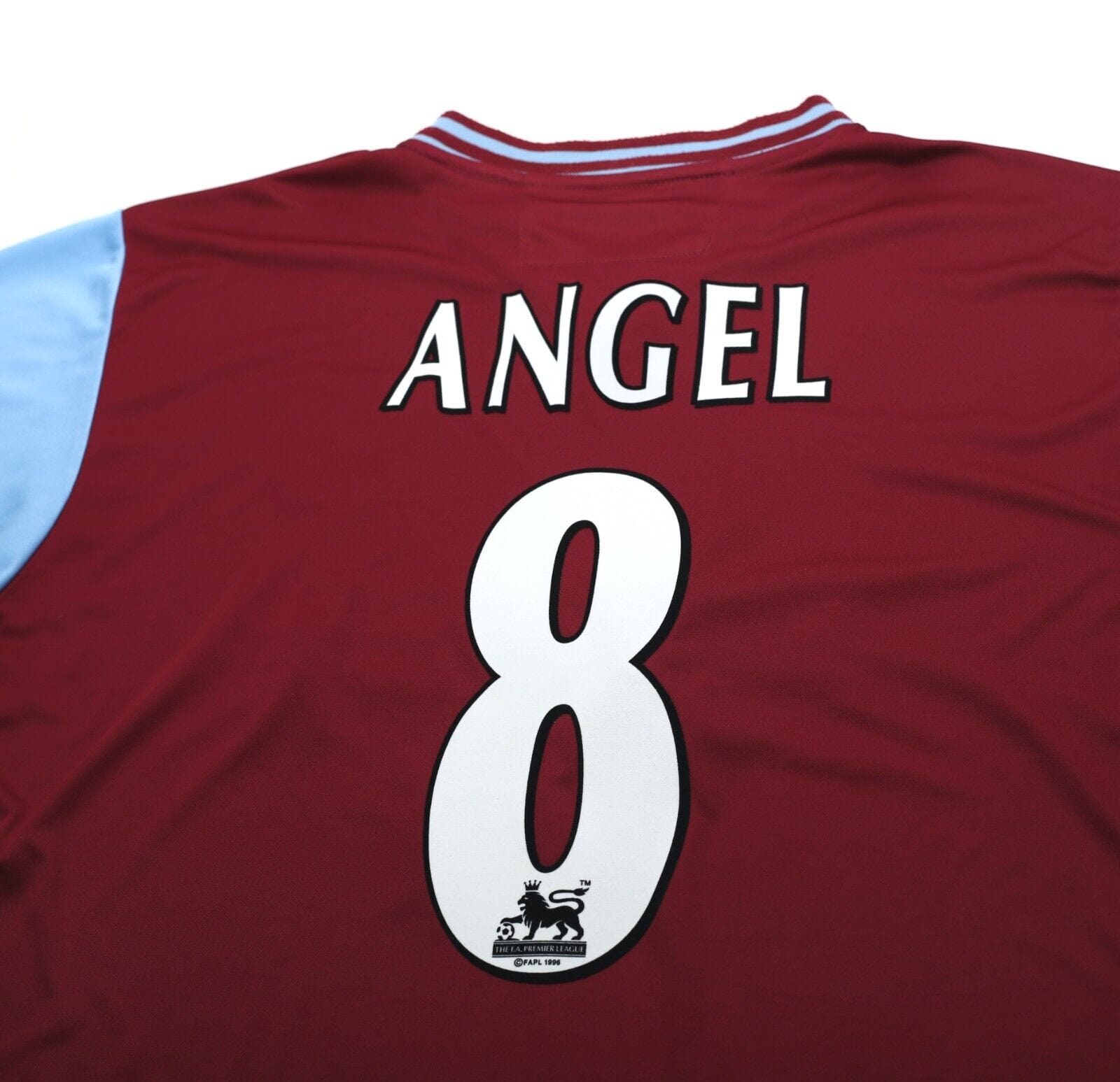 2002/03 ANGEL #8 Aston Villa Vintage Diadora Football Shirt Jersey (L)