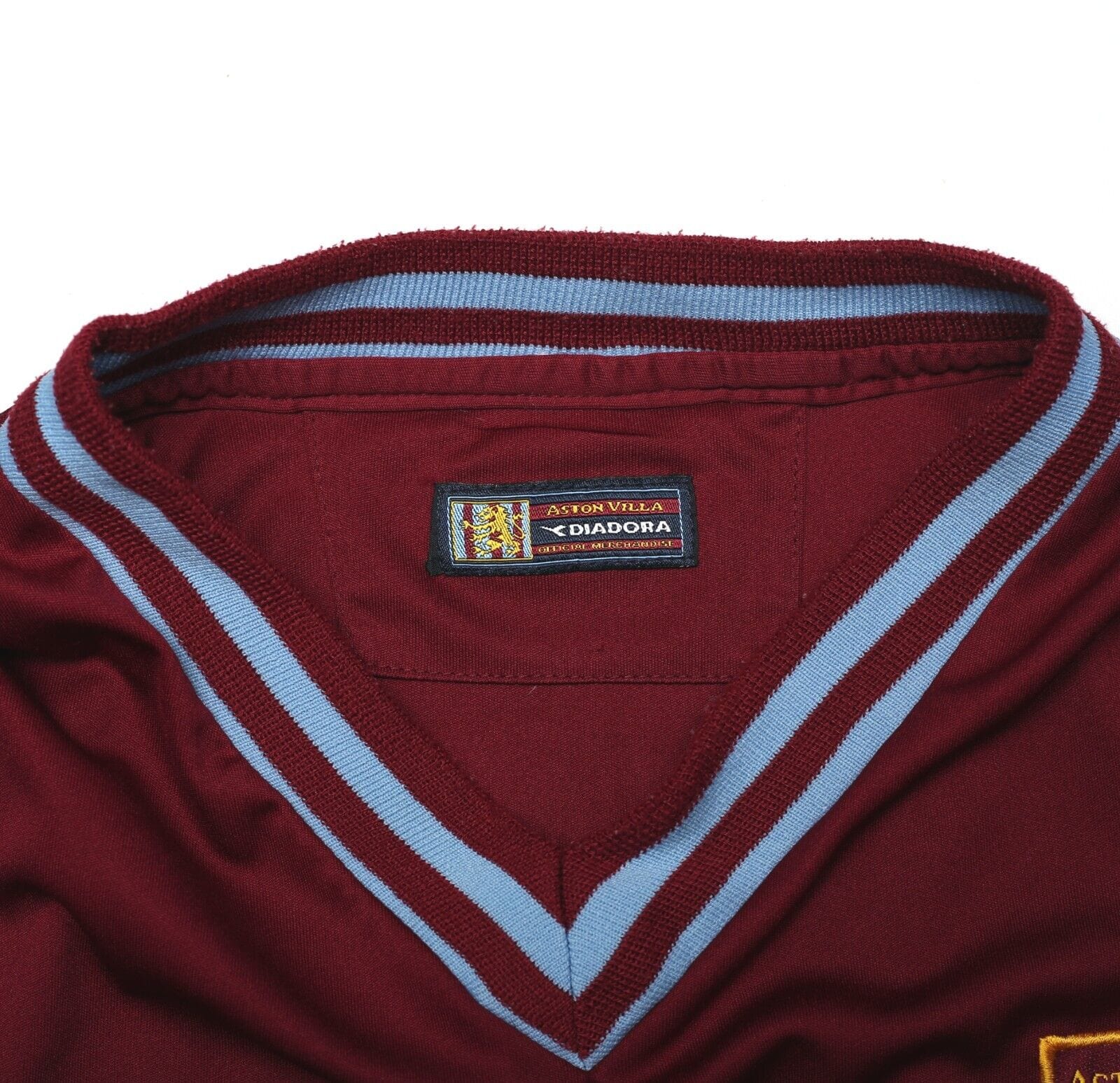 2002/03 ANGEL #8 Aston Villa Vintage Diadora Football Shirt Jersey (L)
