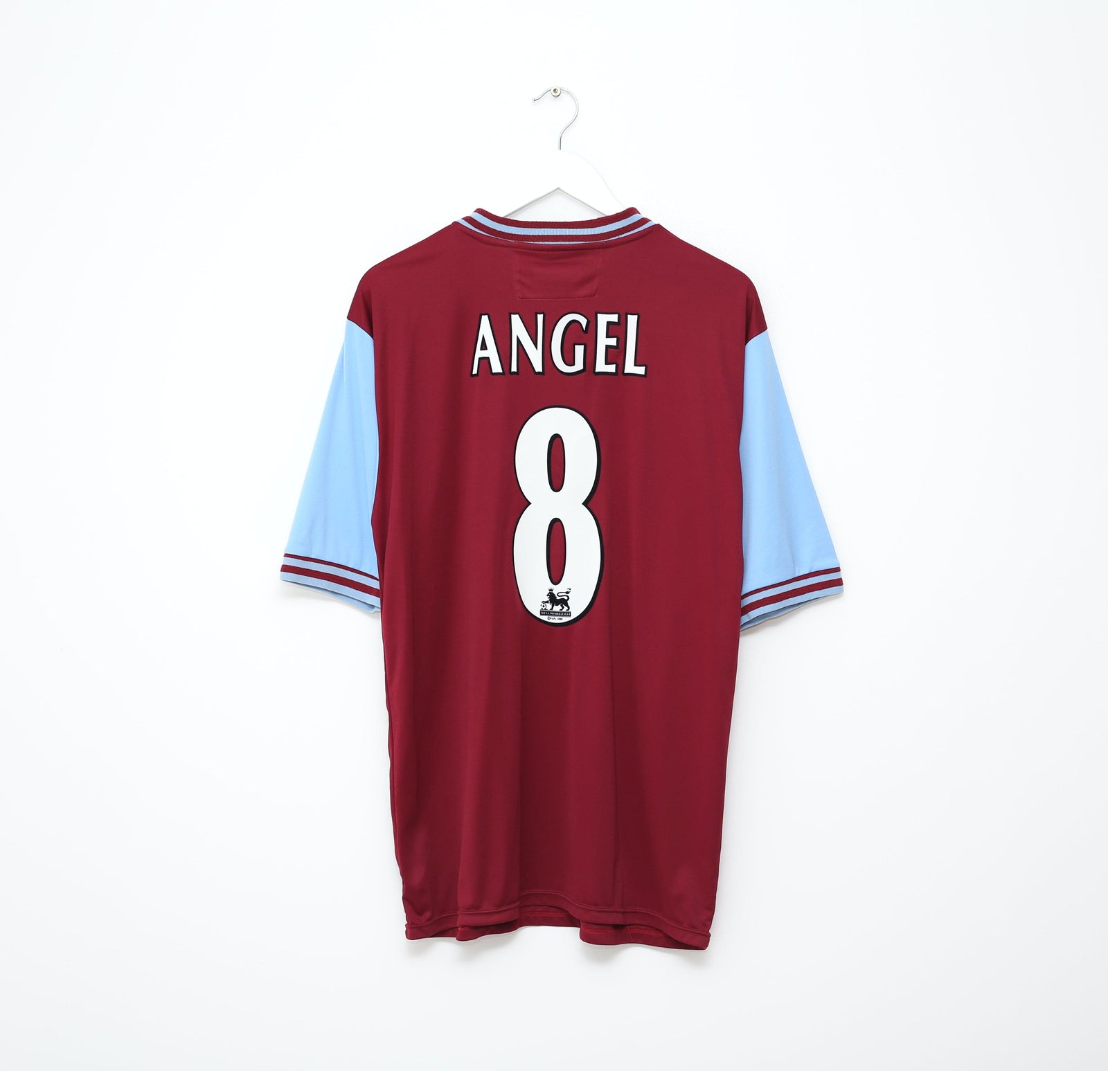 2002/03 ANGEL #8 Aston Villa Vintage Diadora Football Shirt Jersey (L)