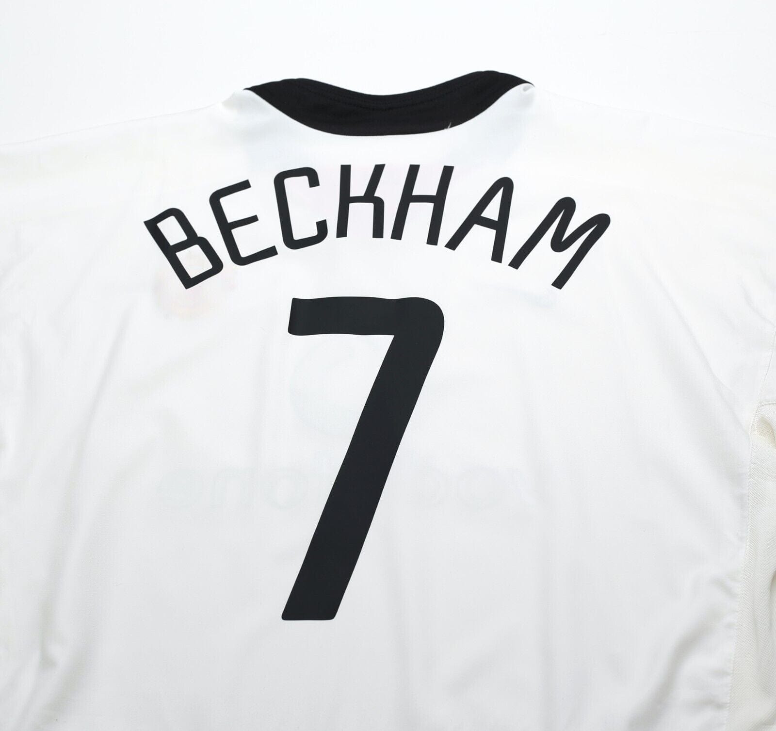2002/03 BECKHAM #7 Manchester United Vintage Nike LS Away Football Shirt (XL)