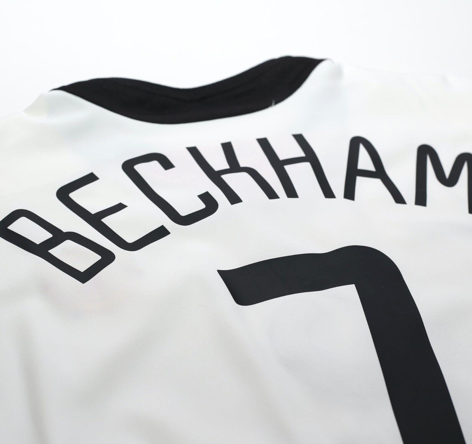 2002/03 BECKHAM #7 Manchester United Vintage Nike LS Away Football Shirt (XL)