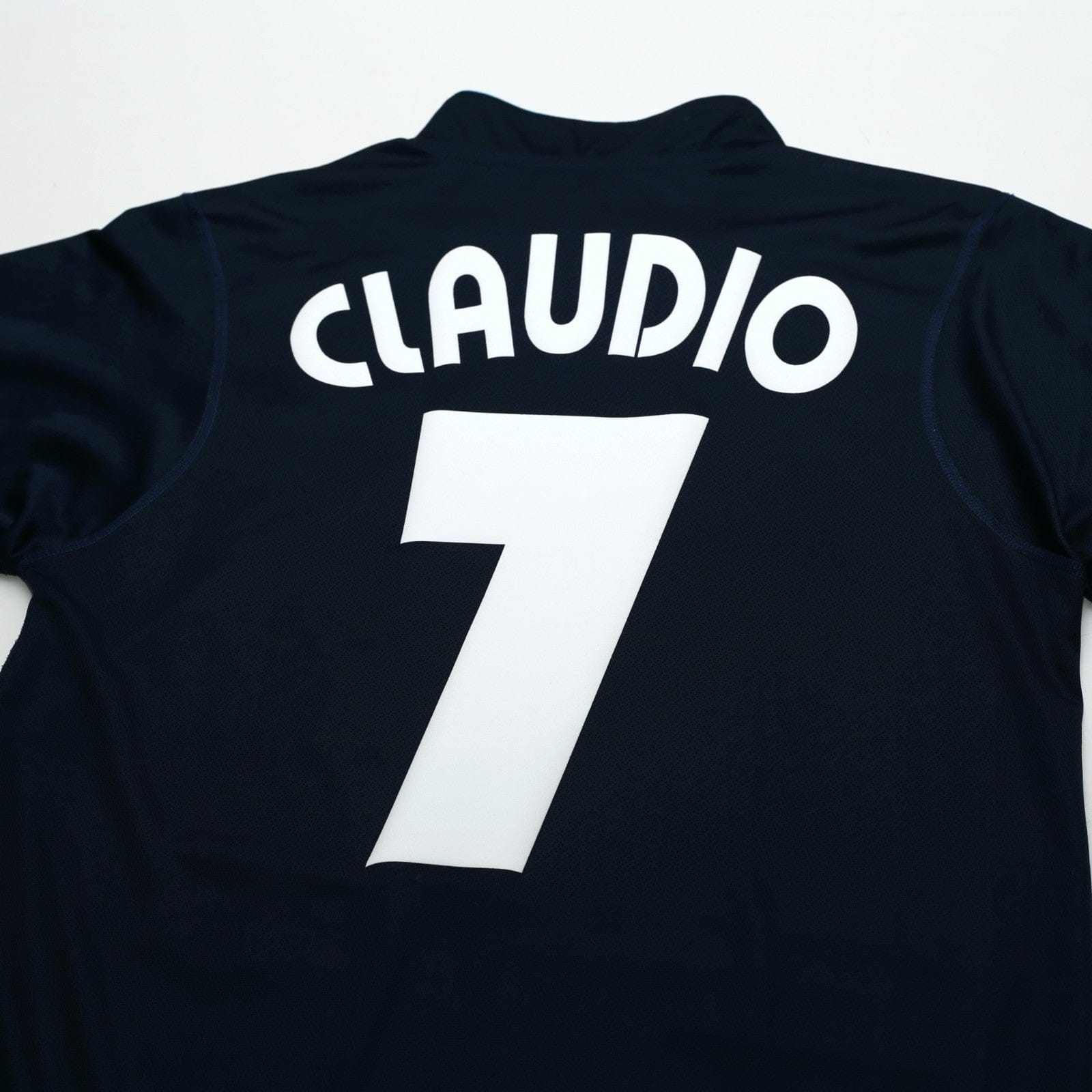 2002/03 Claudio Lopez #7 Lazio Vintage PUMA Away Football Shirt (M)