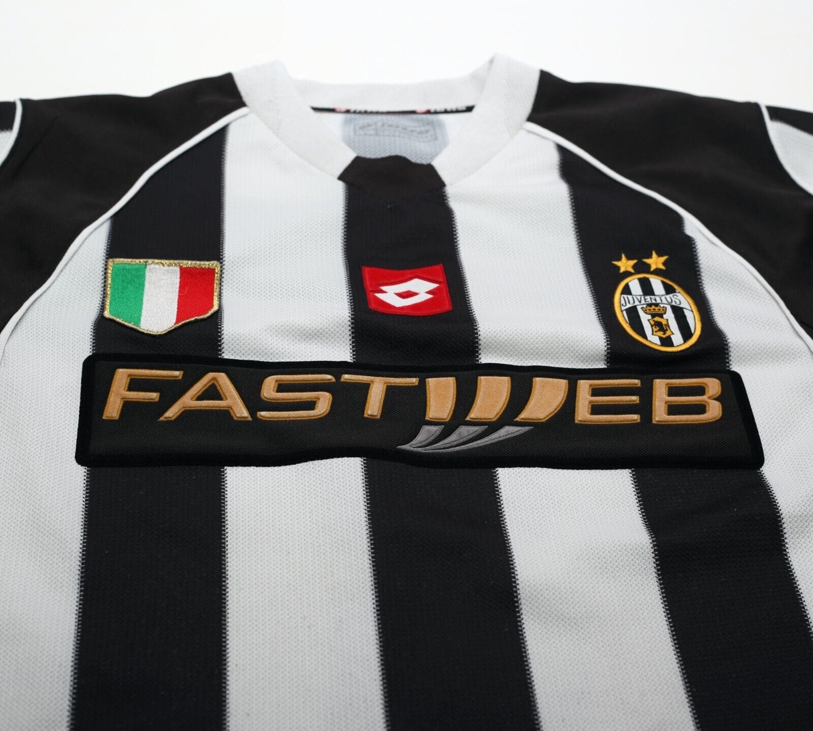 2002/03 CONTE #8 Juventus Vintage Lotto Home Football Shirt Jersey (L)