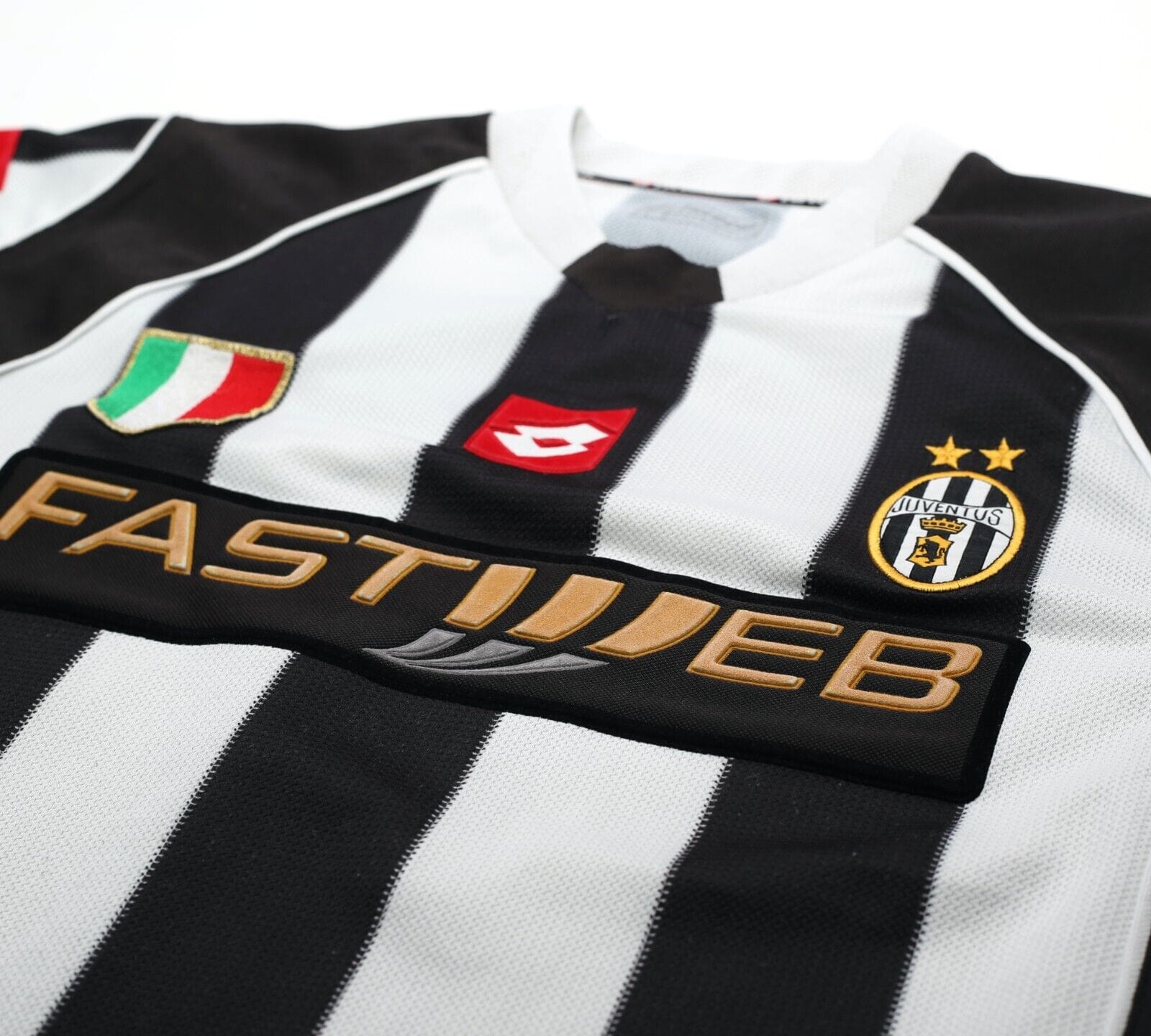 2002/03 CONTE #8 Juventus Vintage Lotto Home Football Shirt Jersey (L)