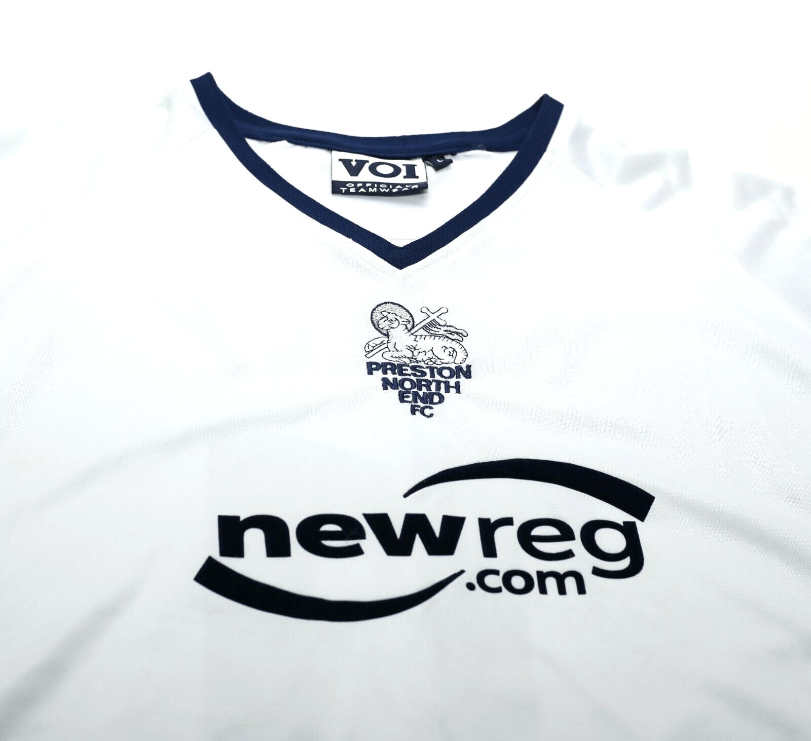2002/03 David HEALY #11 Preston North End MATCH WORN Home Football Shirt (L)