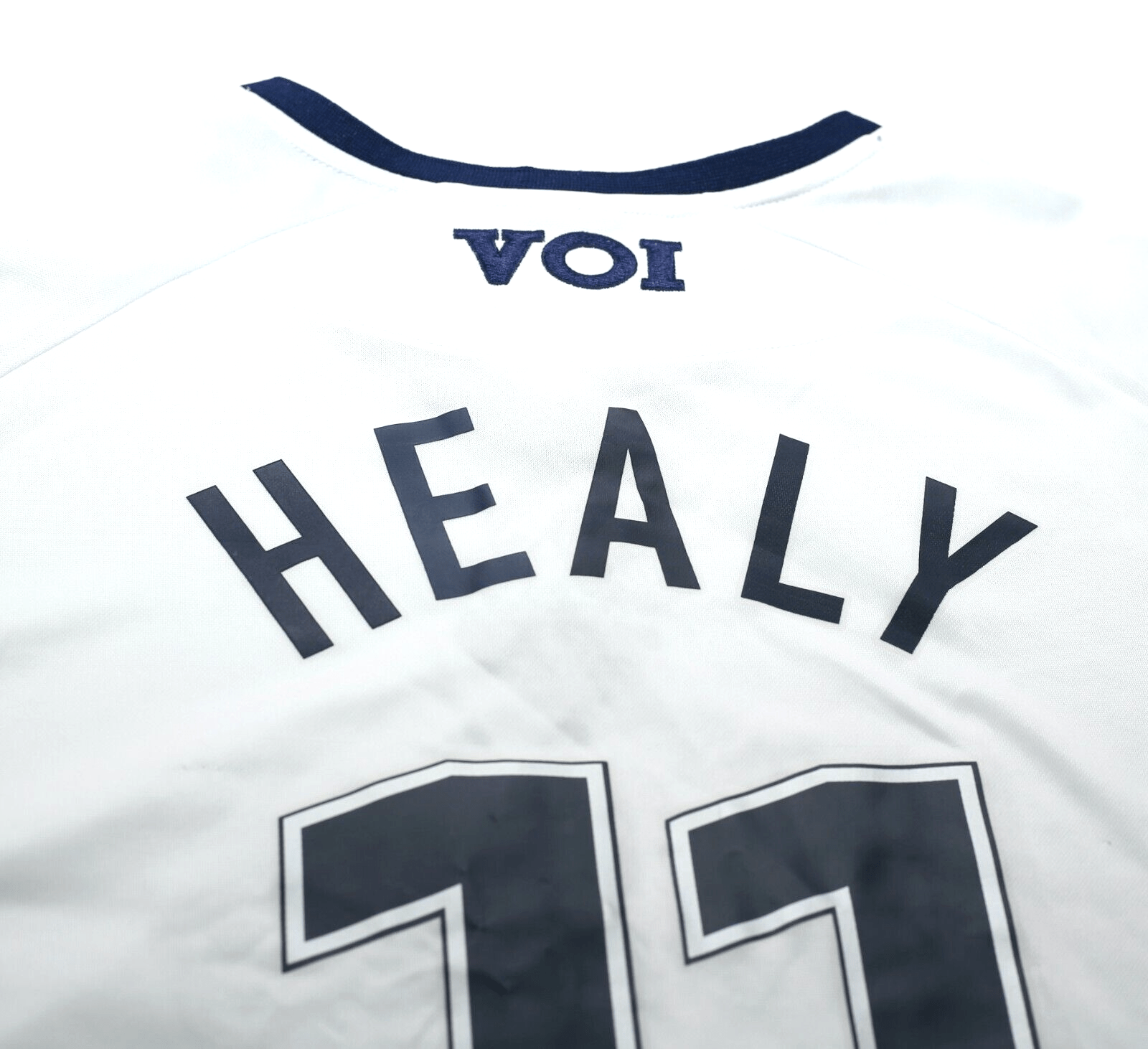 2002/03 David HEALY #11 Preston North End MATCH WORN Home Football Shirt (L)